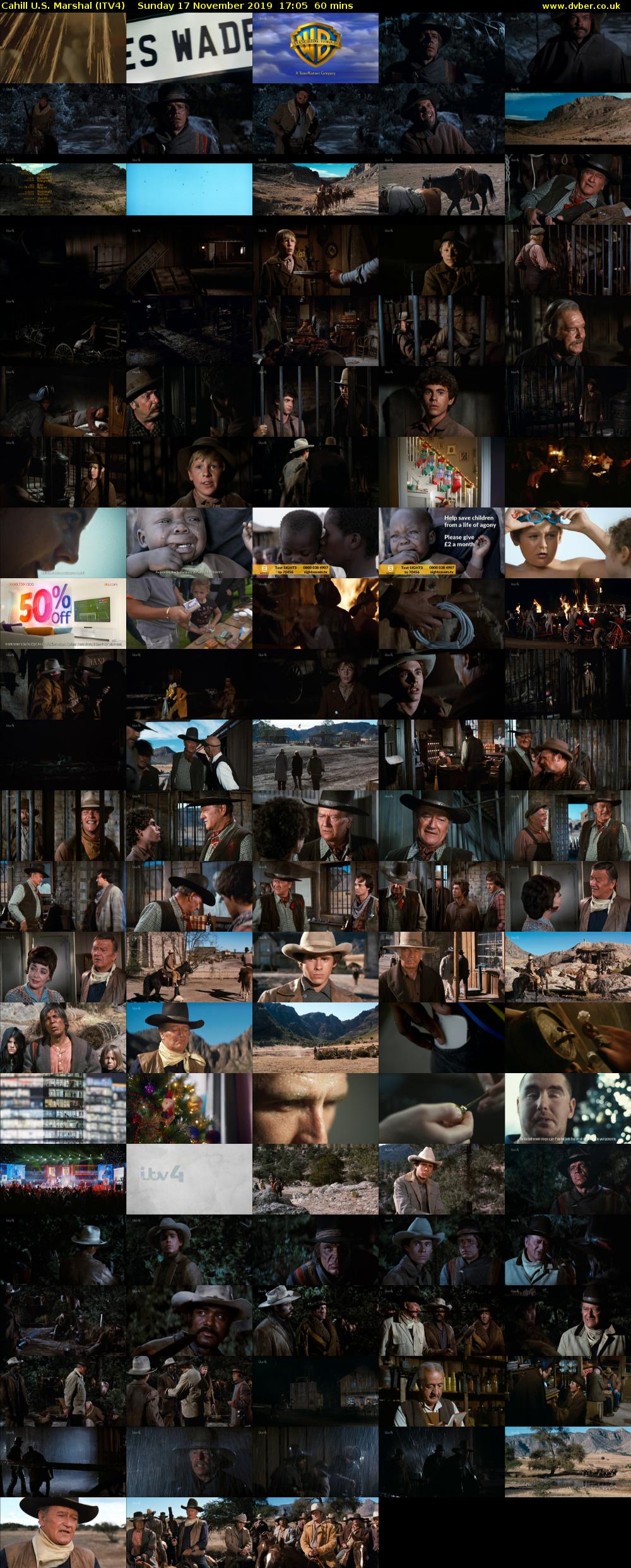 Cahill U.S. Marshal (ITV4) Sunday 17 November 2019 17:05 - 18:05