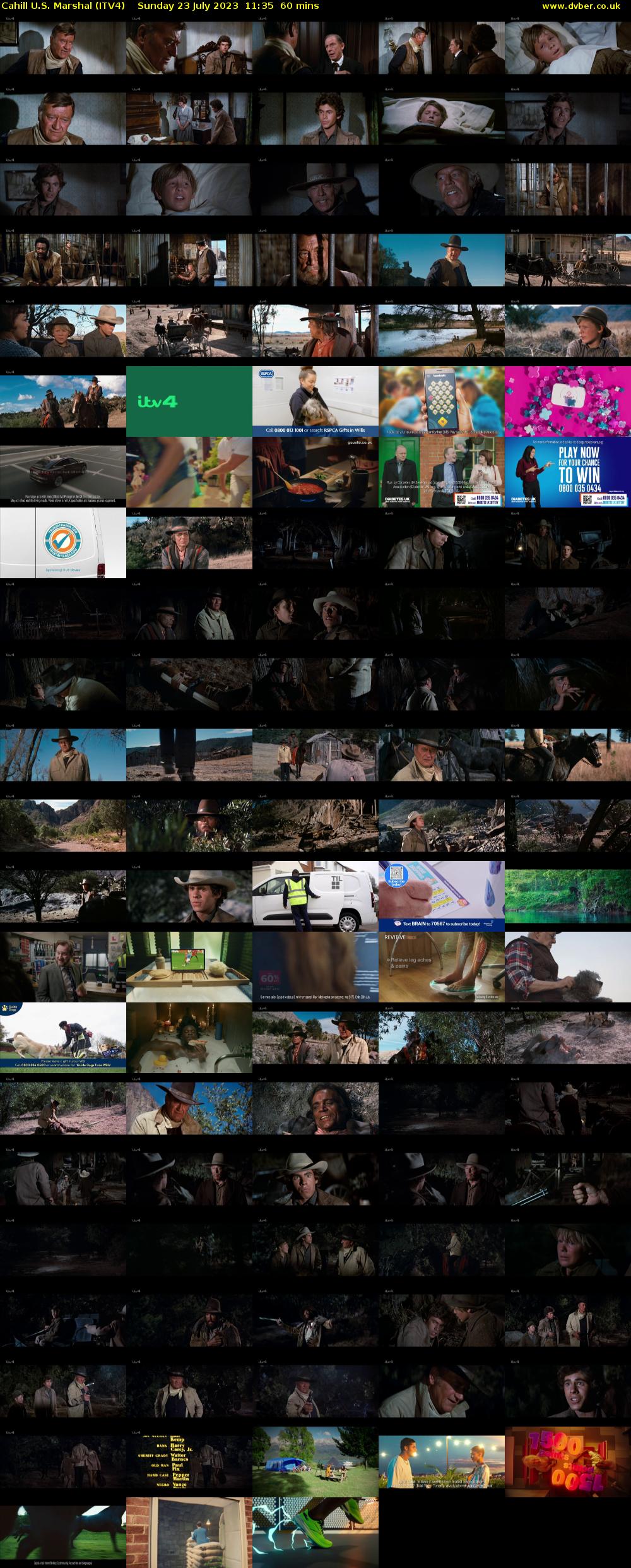 Cahill U.S. Marshal (ITV4) Sunday 23 July 2023 11:35 - 12:35