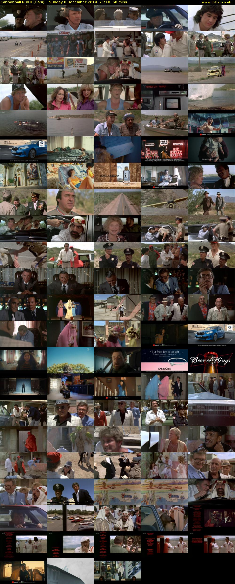 Cannonball Run II (ITV4) Sunday 8 December 2019 21:10 - 22:10