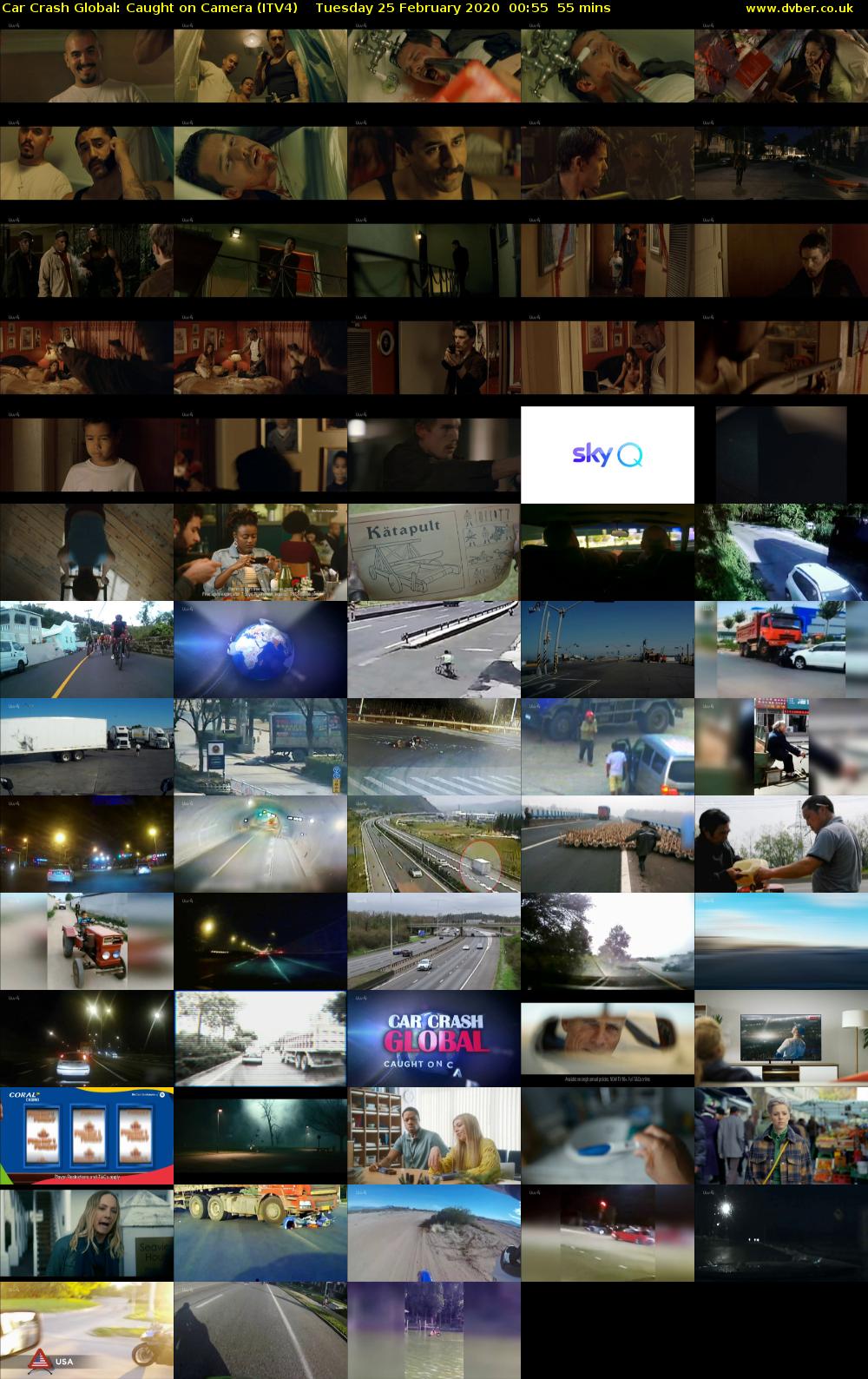 Car Crash Global: Caught on Camera (ITV4) Tuesday 25 February 2020 00:55 - 01:50