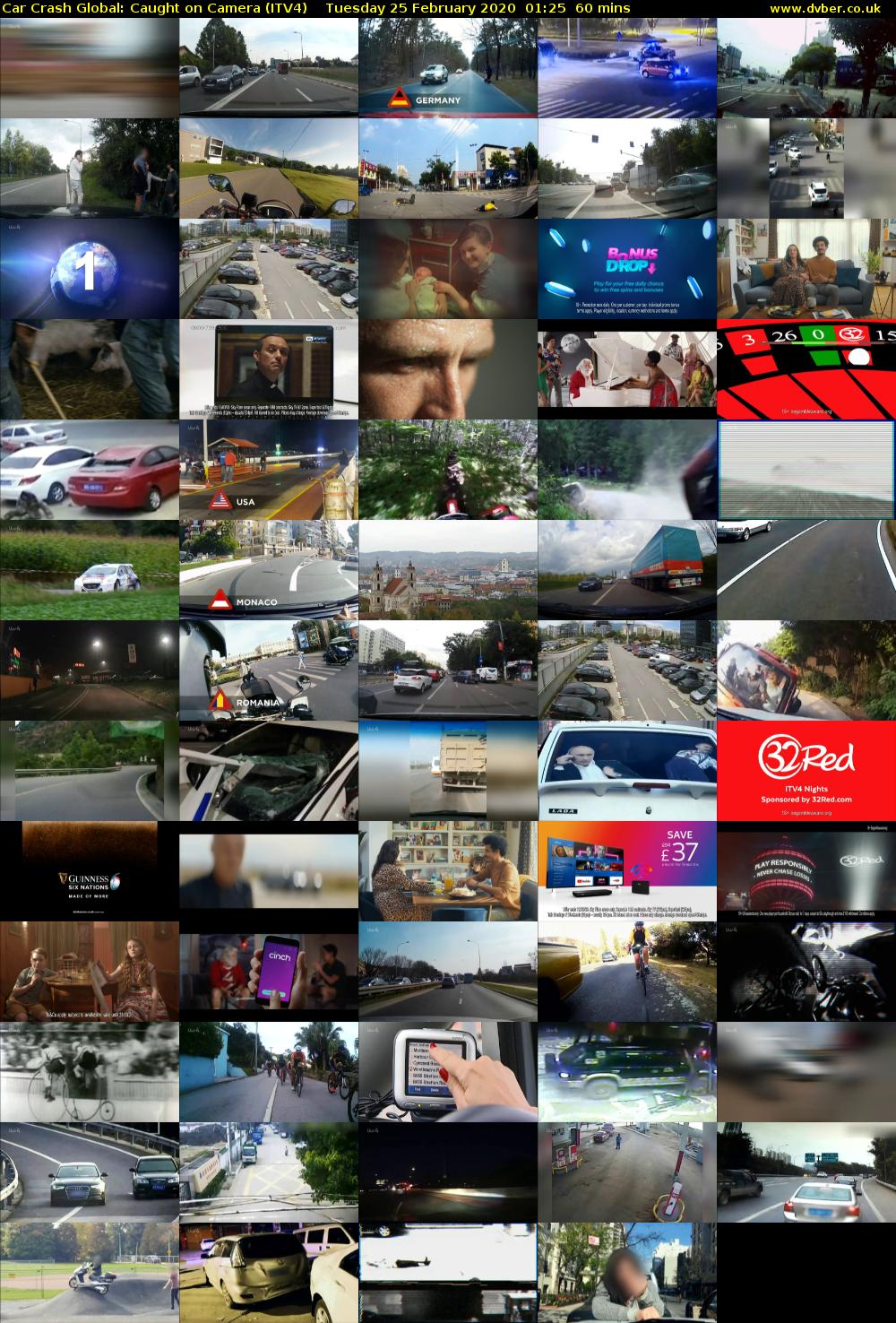 Car Crash Global: Caught on Camera (ITV4) Tuesday 25 February 2020 01:25 - 02:25