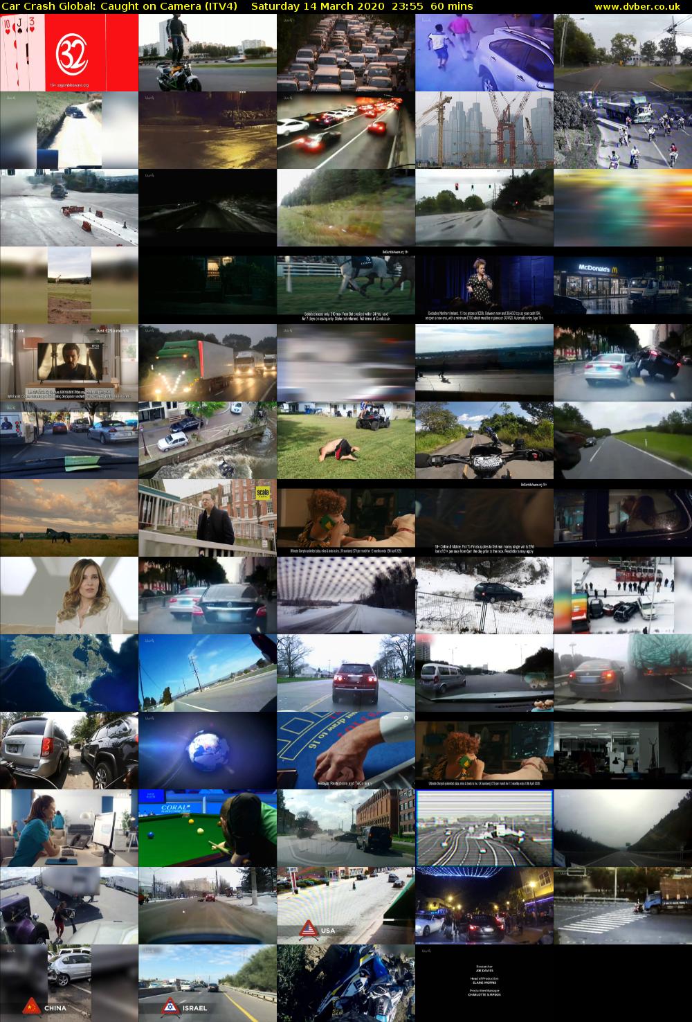 Car Crash Global: Caught on Camera (ITV4) Saturday 14 March 2020 23:55 - 00:55