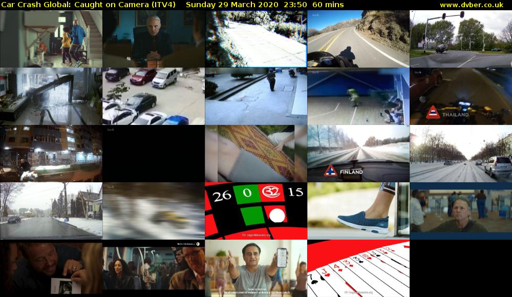 Car Crash Global: Caught on Camera (ITV4) Sunday 29 March 2020 23:50 - 00:50