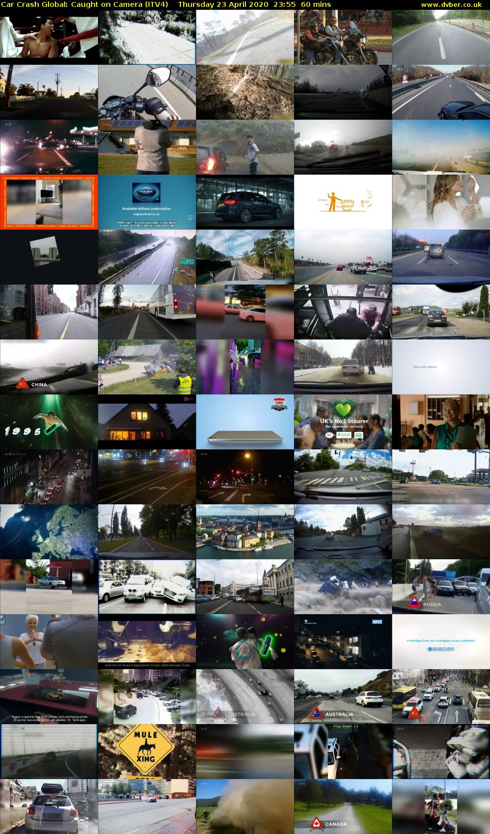 Car Crash Global: Caught on Camera (ITV4) Thursday 23 April 2020 23:55 - 00:55