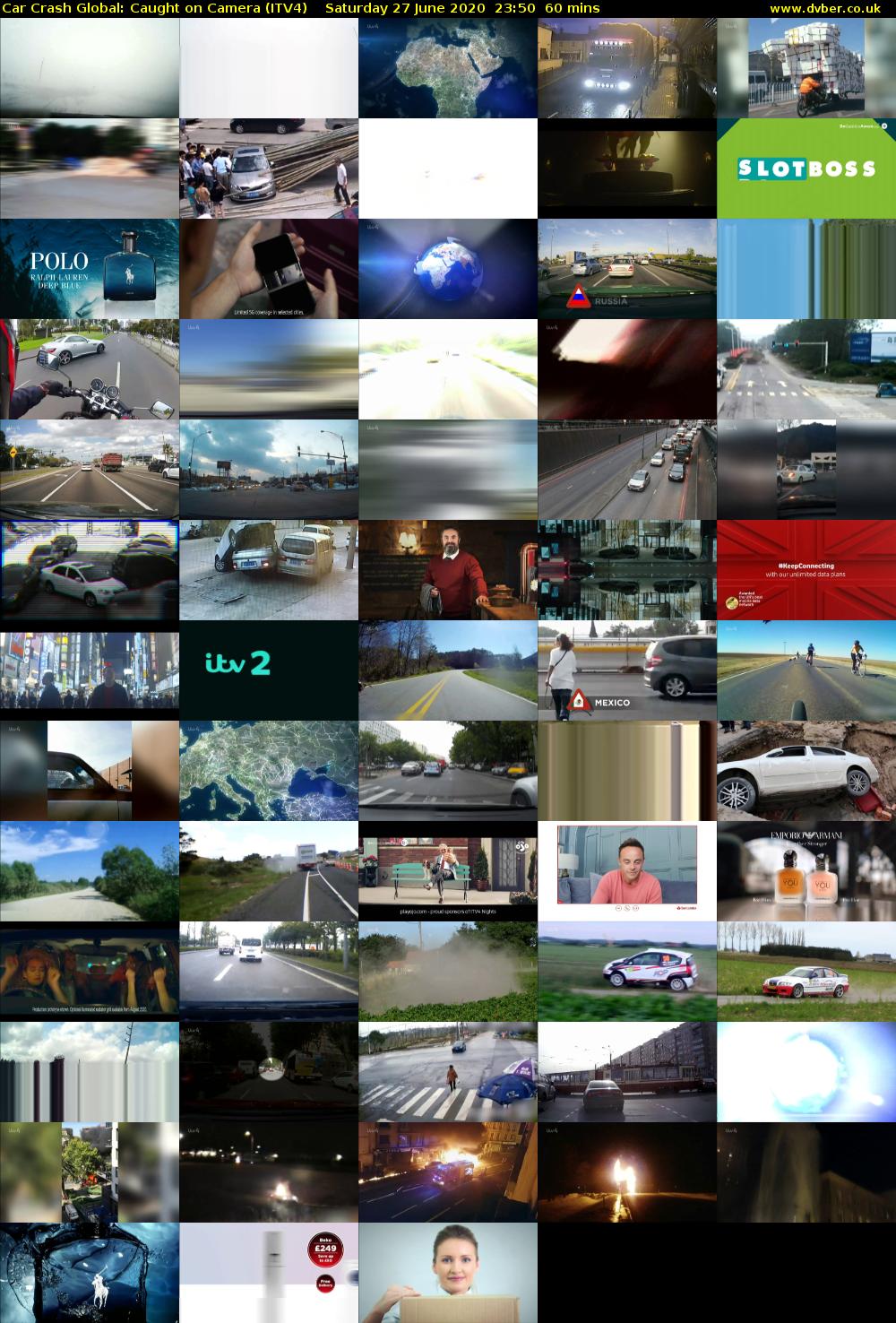 Car Crash Global: Caught on Camera (ITV4) Saturday 27 June 2020 23:50 - 00:50
