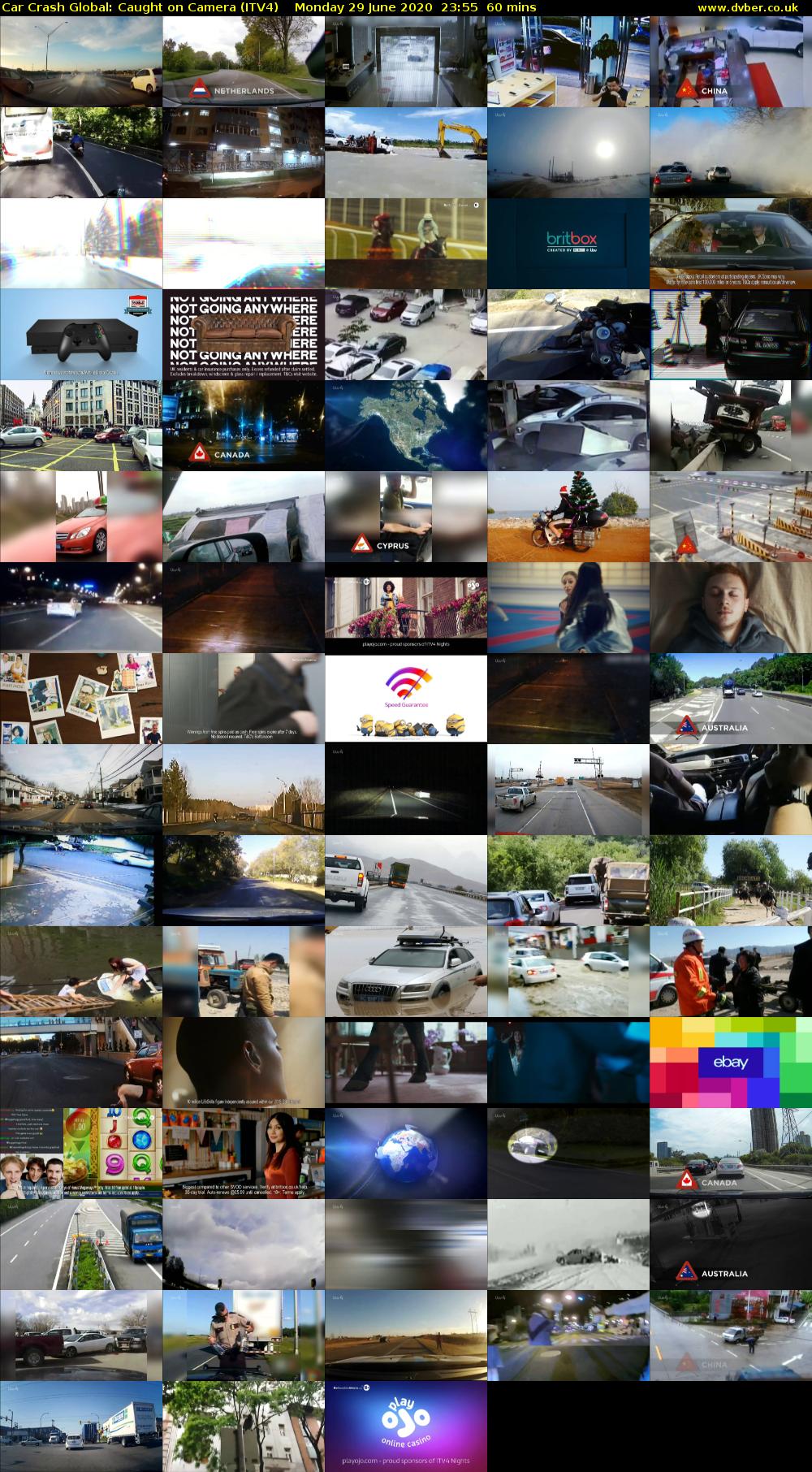 Car Crash Global: Caught on Camera (ITV4) Monday 29 June 2020 23:55 - 00:55