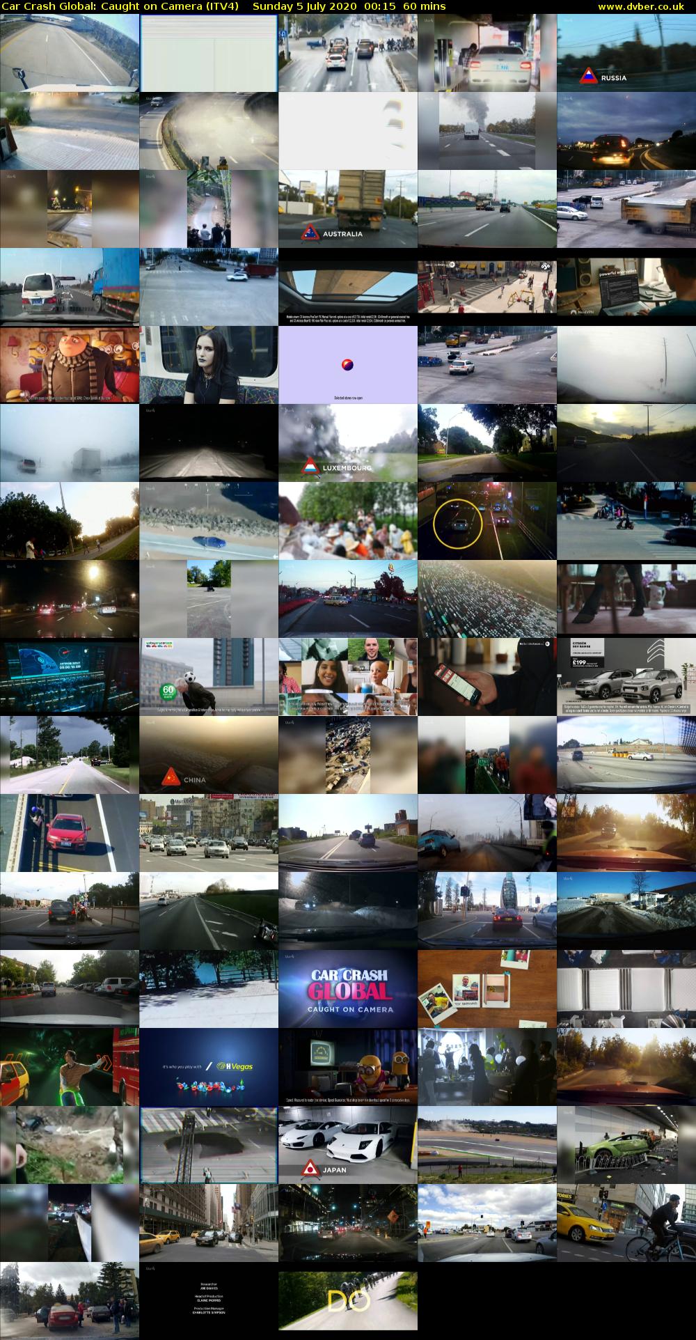 Car Crash Global: Caught on Camera (ITV4) Sunday 5 July 2020 00:15 - 01:15