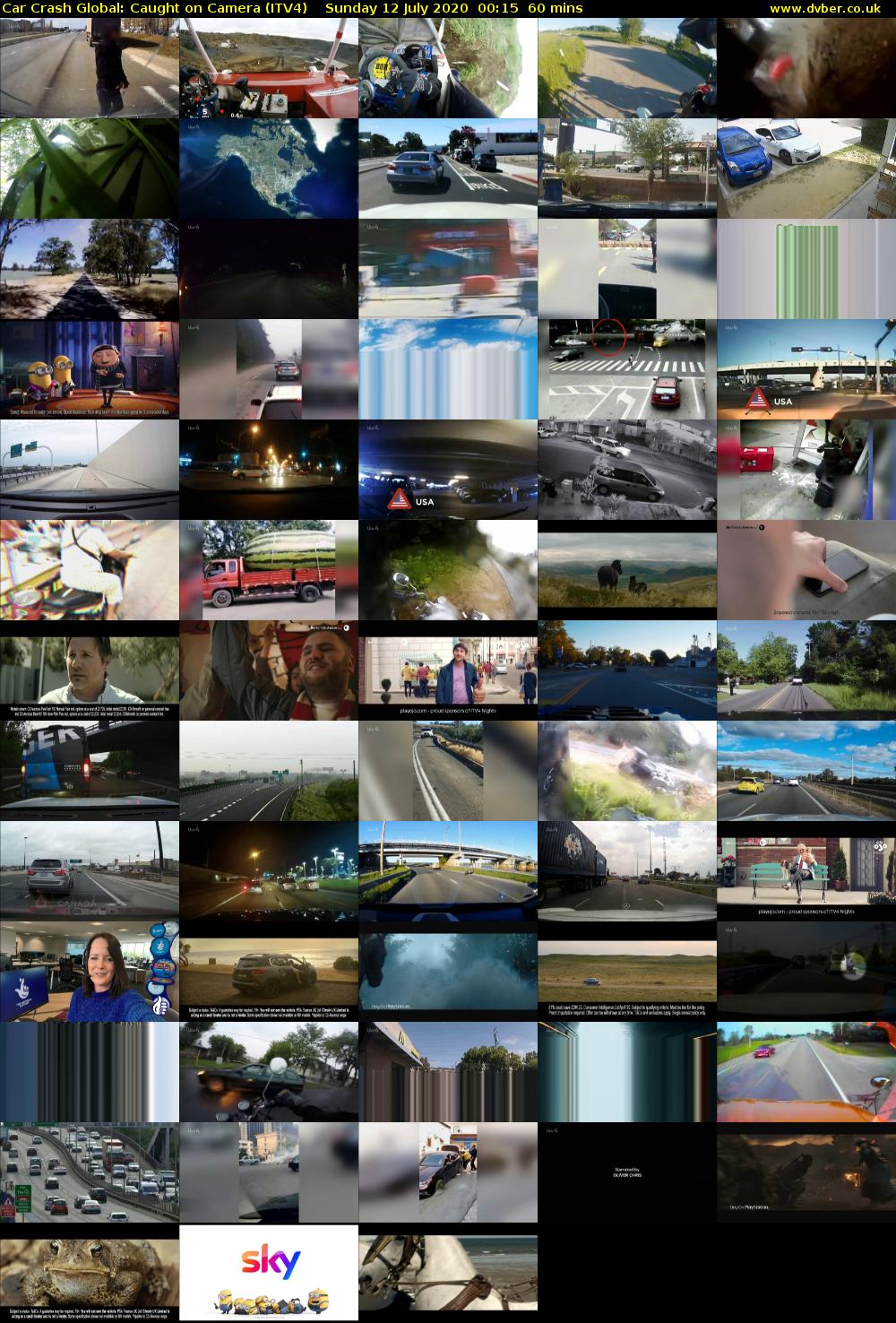 Car Crash Global: Caught on Camera (ITV4) Sunday 12 July 2020 00:15 - 01:15