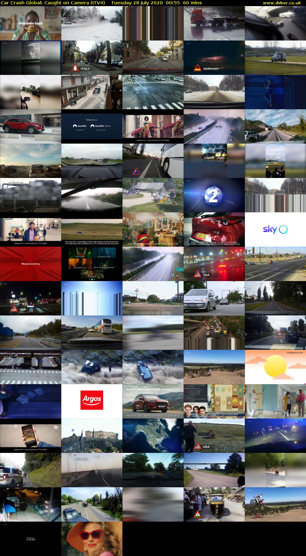 Car Crash Global: Caught on Camera (ITV4) Tuesday 28 July 2020 00:55 - 01:55