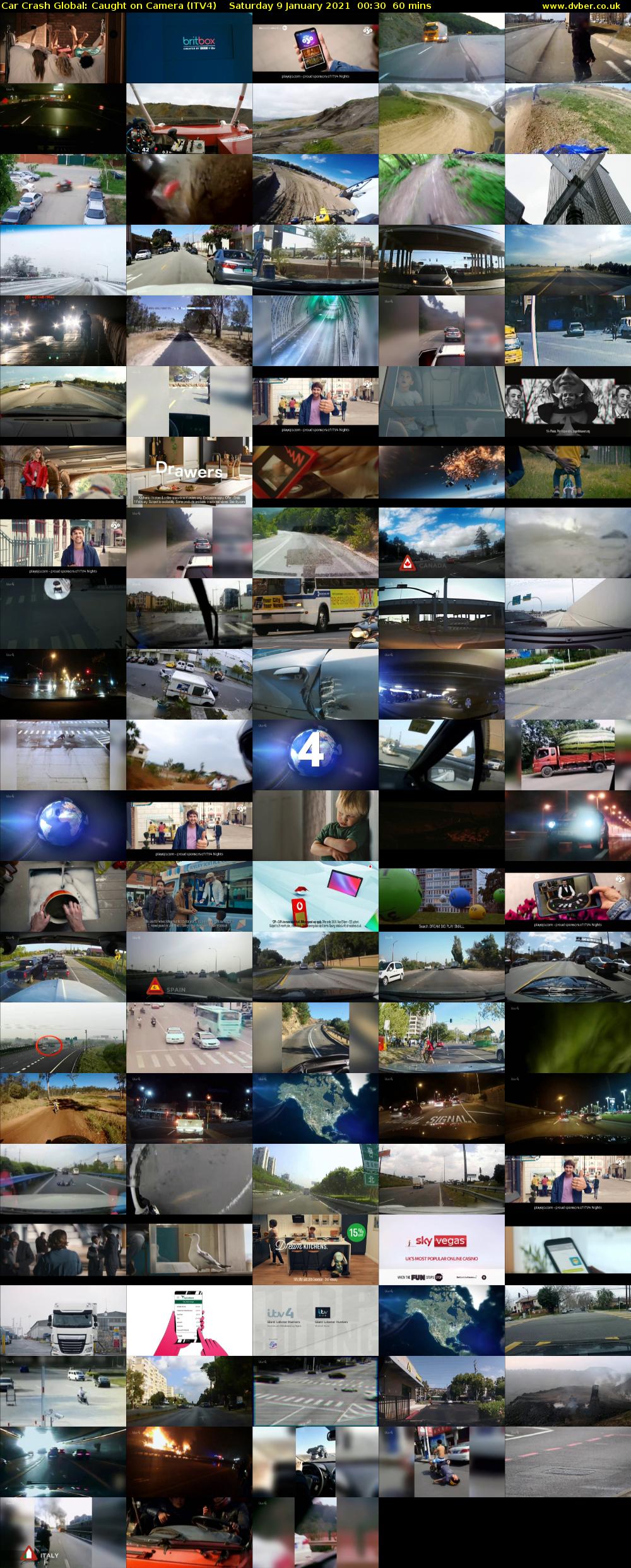 Car Crash Global: Caught on Camera (ITV4) Saturday 9 January 2021 00:30 - 01:30