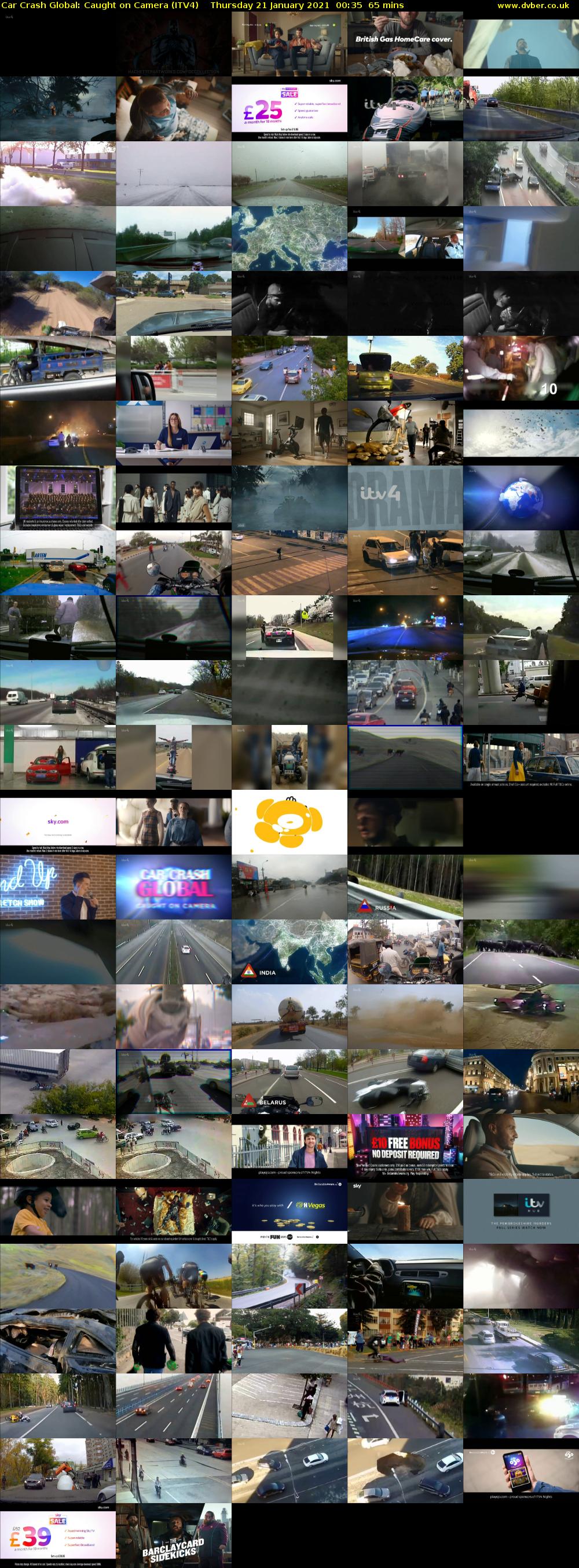 Car Crash Global: Caught on Camera (ITV4) Thursday 21 January 2021 00:35 - 01:40
