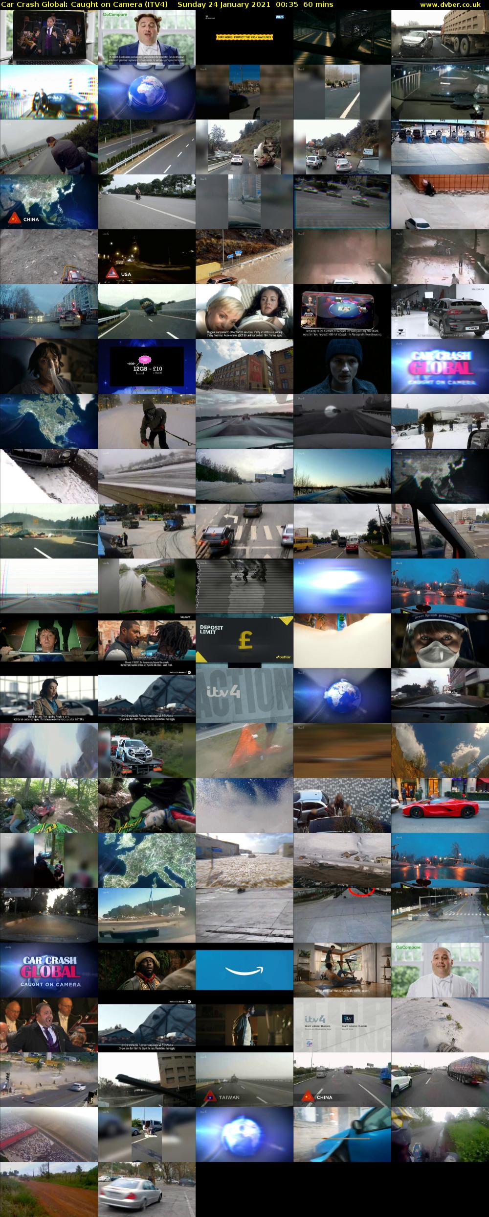Car Crash Global: Caught on Camera (ITV4) Sunday 24 January 2021 00:35 - 01:35