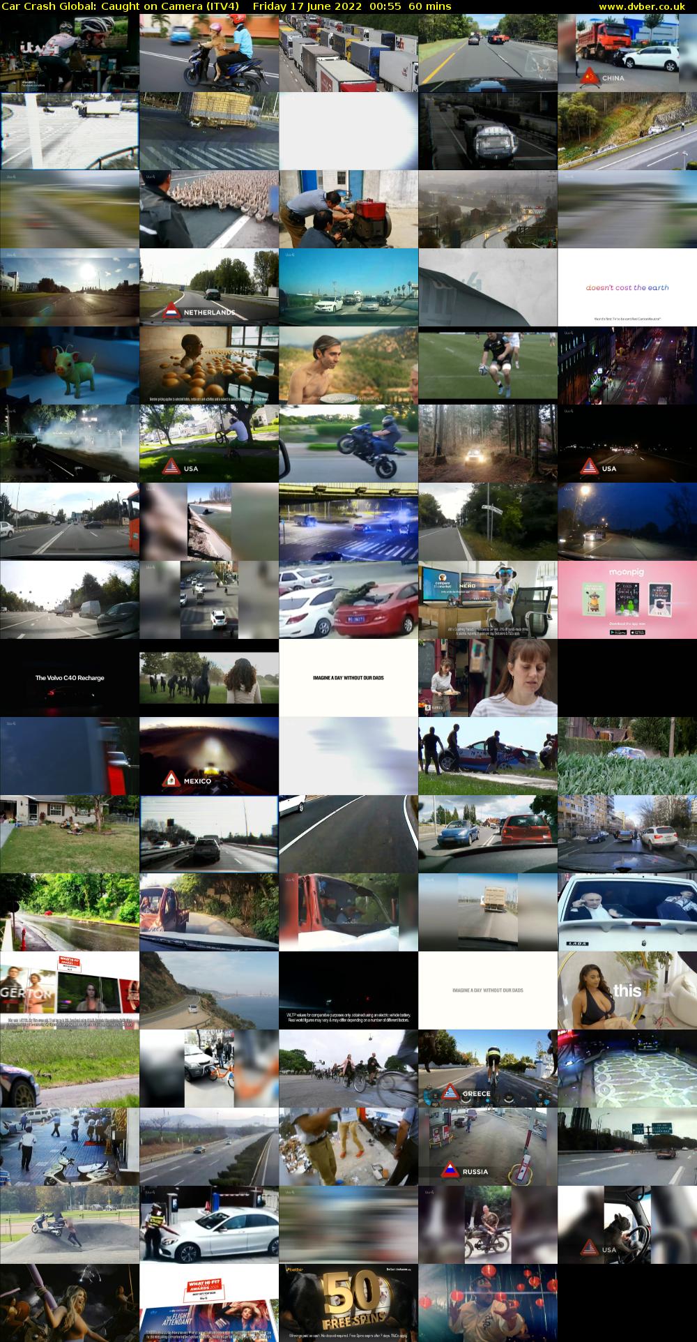Car Crash Global: Caught on Camera (ITV4) Friday 17 June 2022 00:55 - 01:55