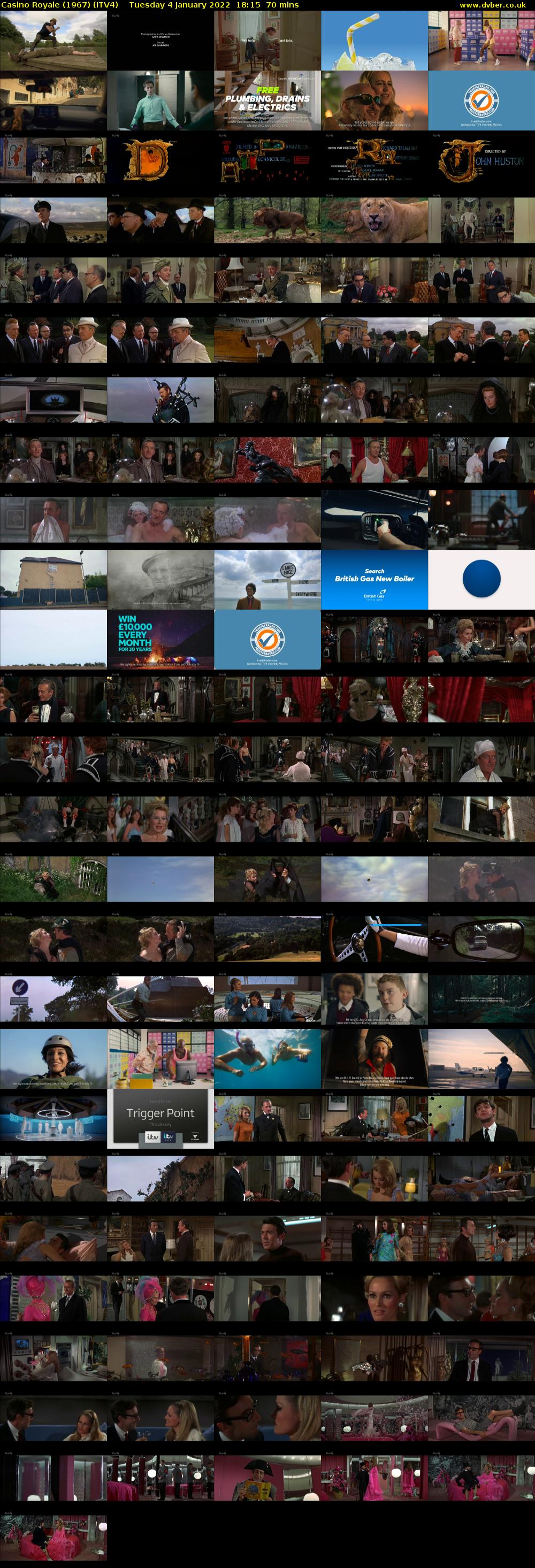 Casino Royale (1967) (ITV4) Tuesday 4 January 2022 18:15 - 19:25