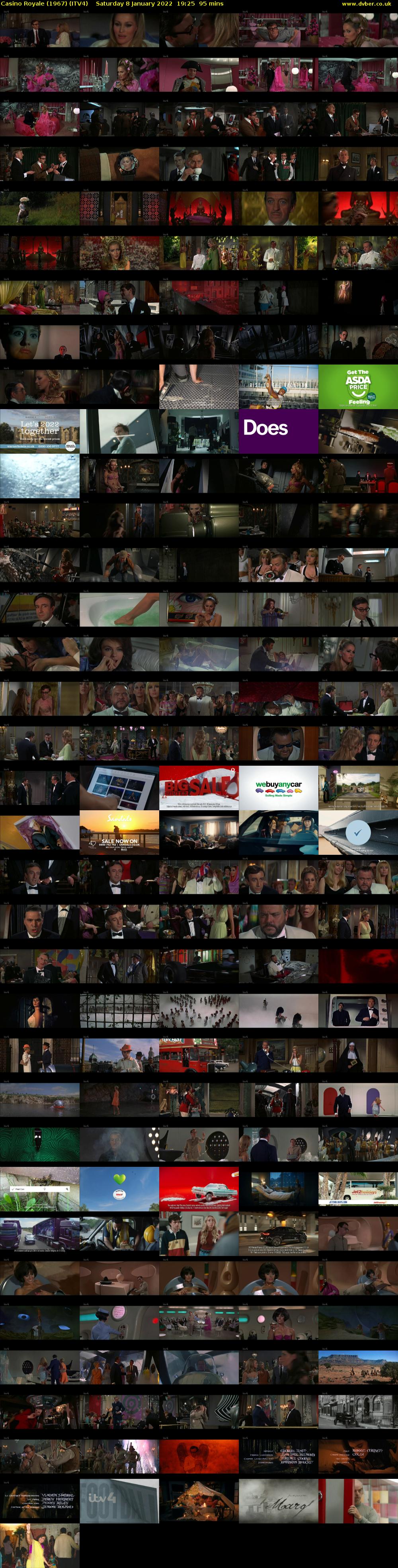 Casino Royale (1967) (ITV4) Saturday 8 January 2022 19:25 - 21:00