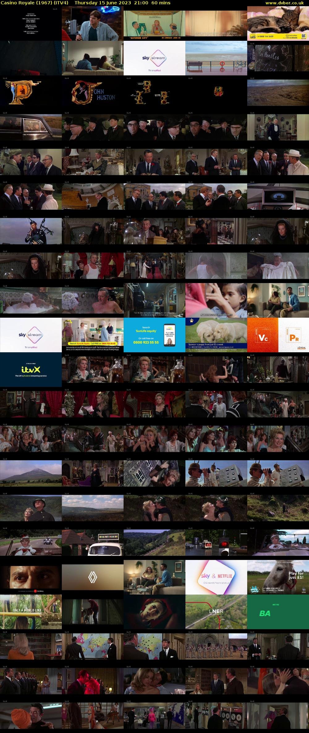Casino Royale (1967) (ITV4) Thursday 15 June 2023 21:00 - 22:00