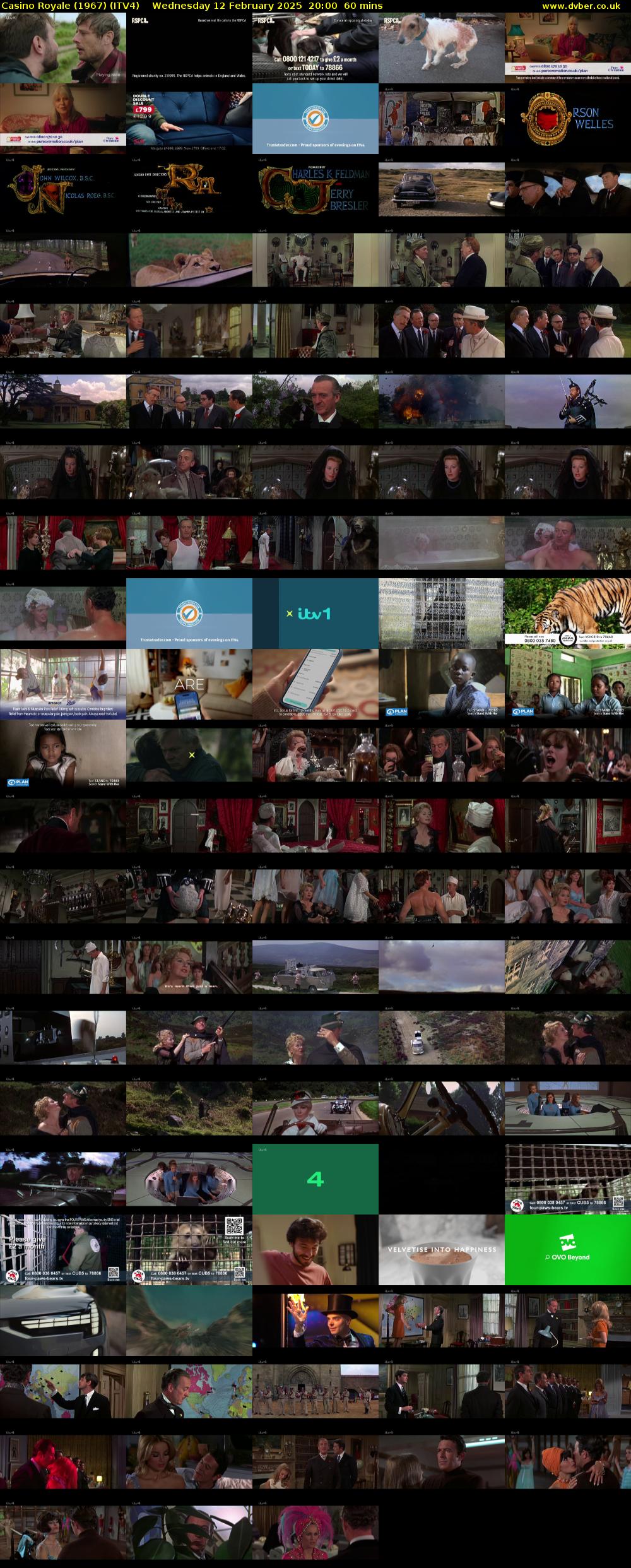 Casino Royale (1967) (ITV4) Wednesday 12 February 2025 20:00 - 21:00