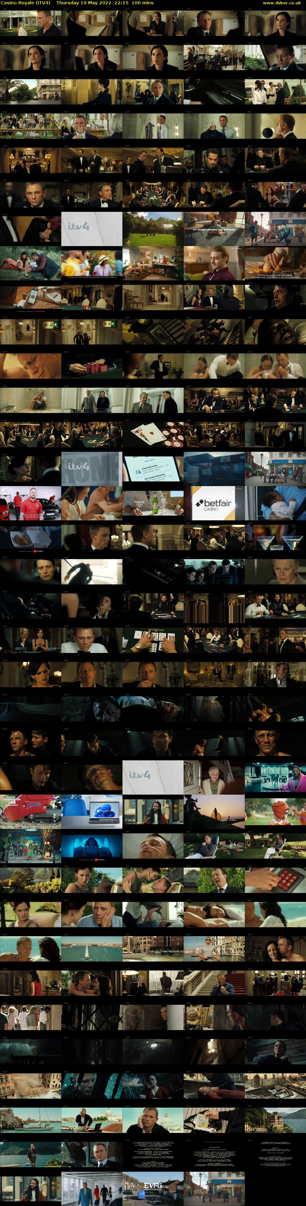 Casino Royale (ITV4) Thursday 19 May 2022 22:15 - 23:55
