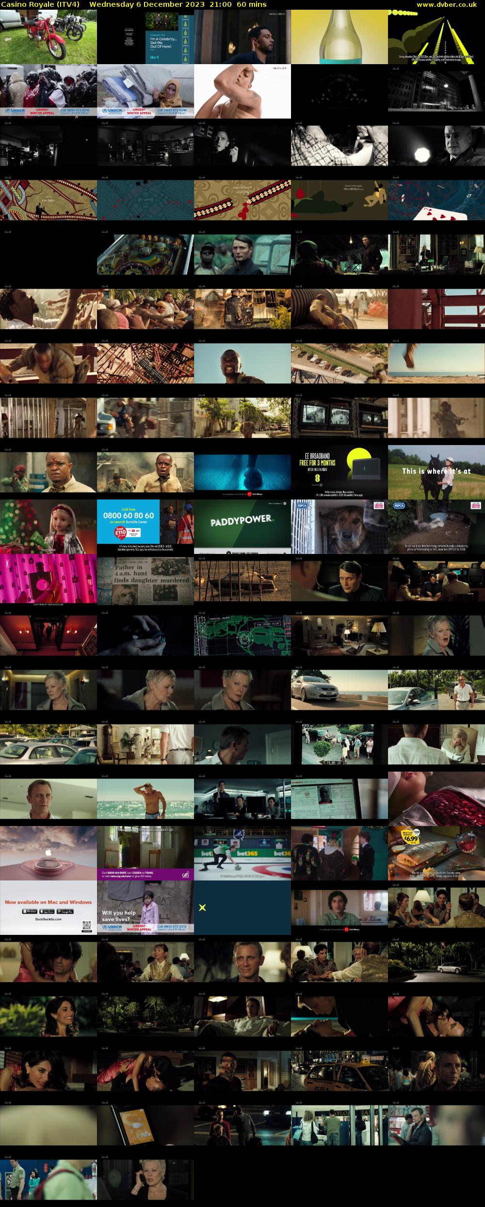 Casino Royale (ITV4) Wednesday 6 December 2023 21:00 - 22:00