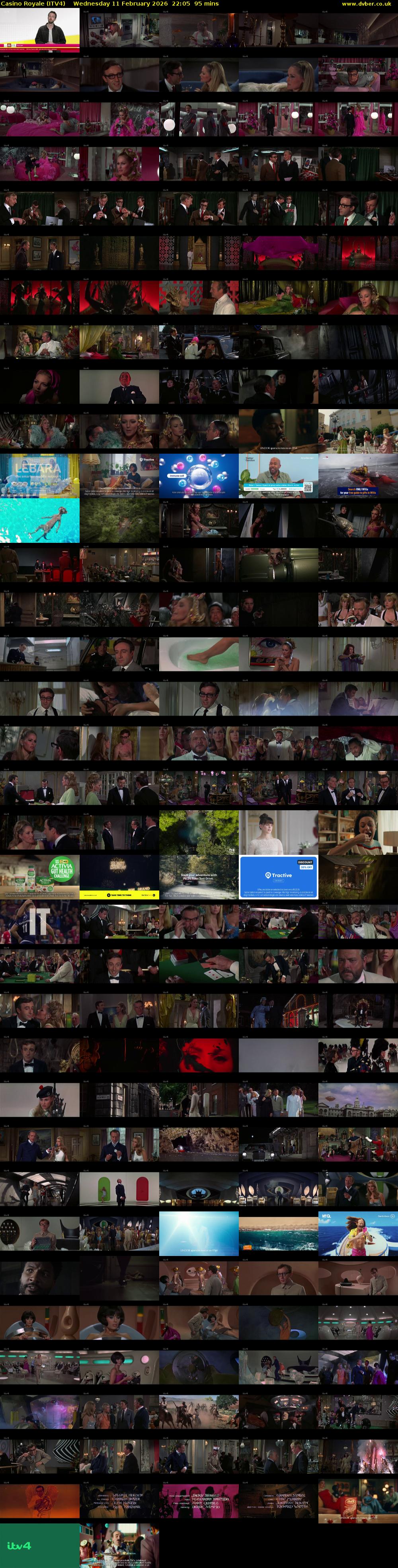 Casino Royale (ITV4) Wednesday 11 February 2026 22:05 - 23:40