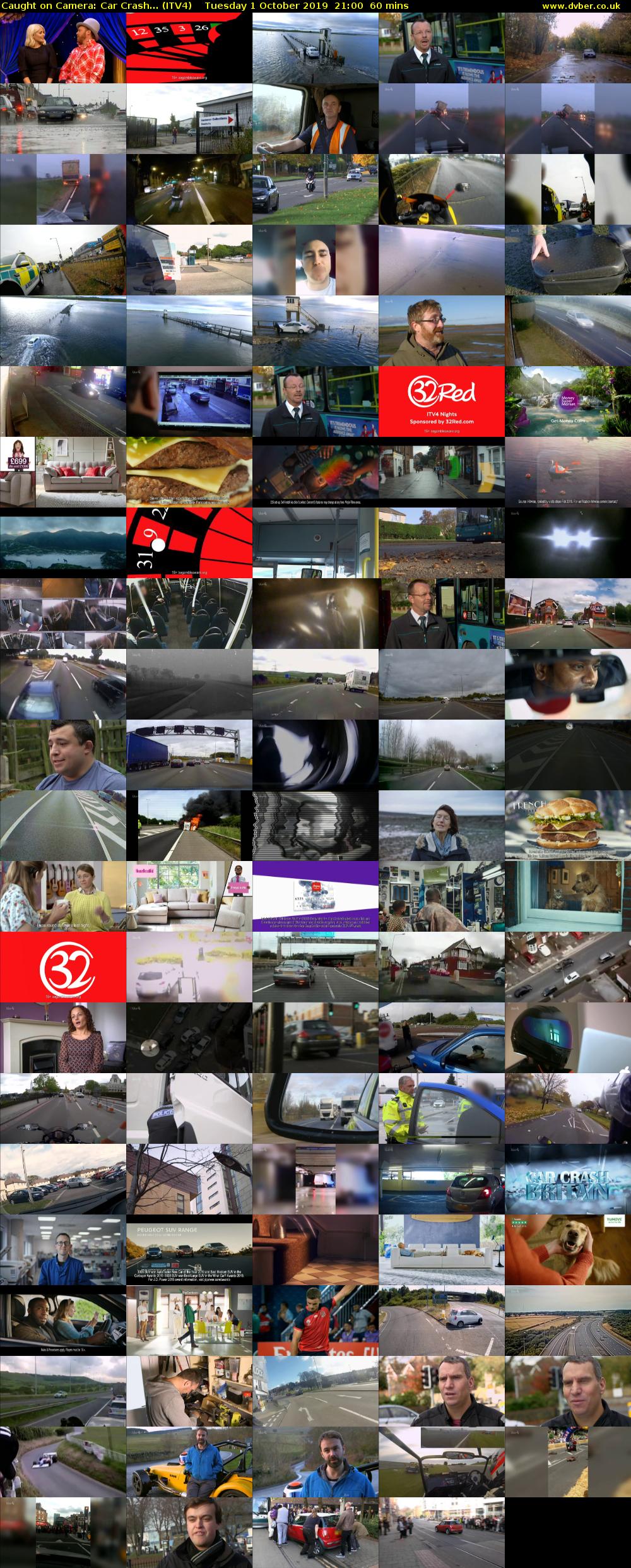 Caught on Camera: Car Crash... (ITV4) Tuesday 1 October 2019 21:00 - 22:00