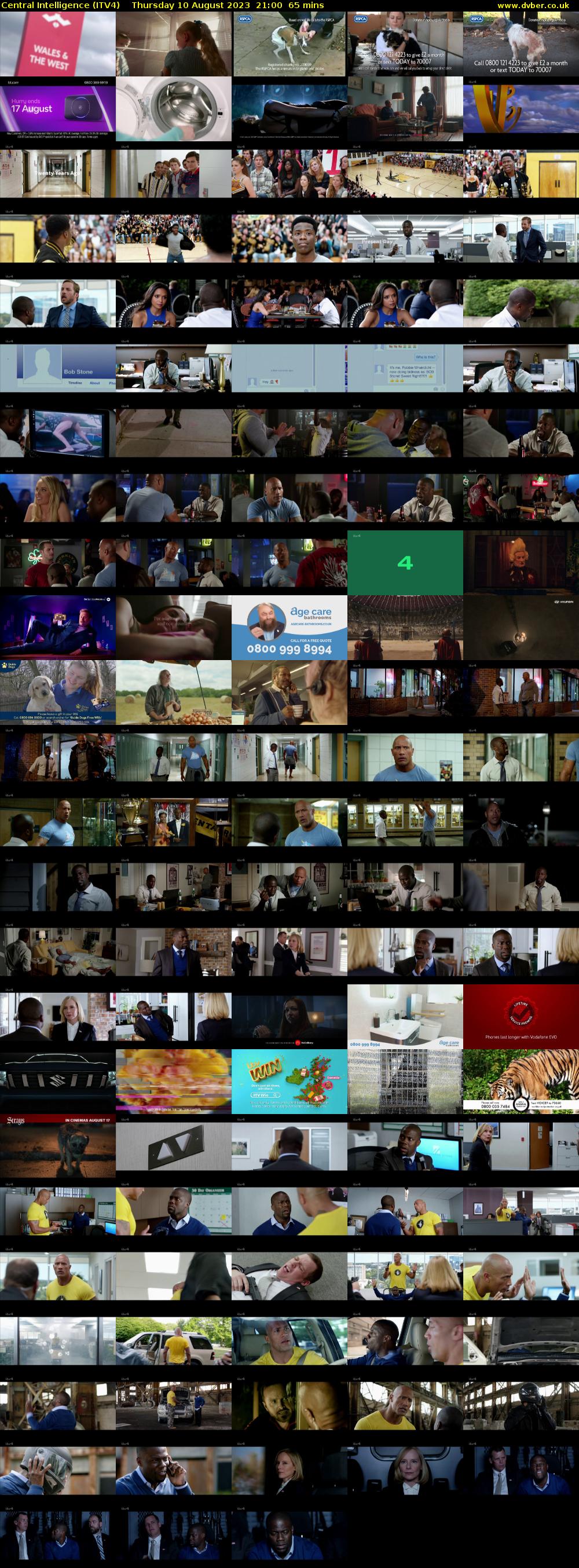 Central Intelligence (ITV4) Thursday 10 August 2023 21:00 - 22:05