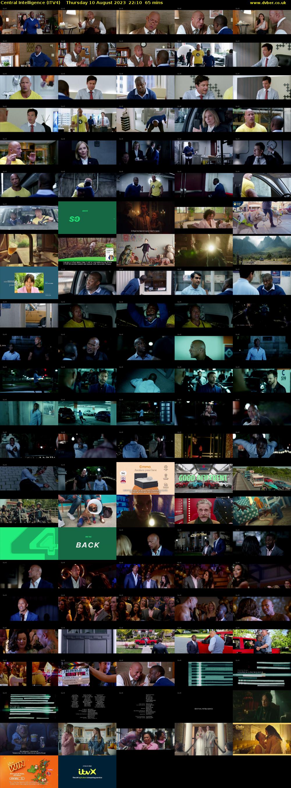 Central Intelligence (ITV4) Thursday 10 August 2023 22:10 - 23:15