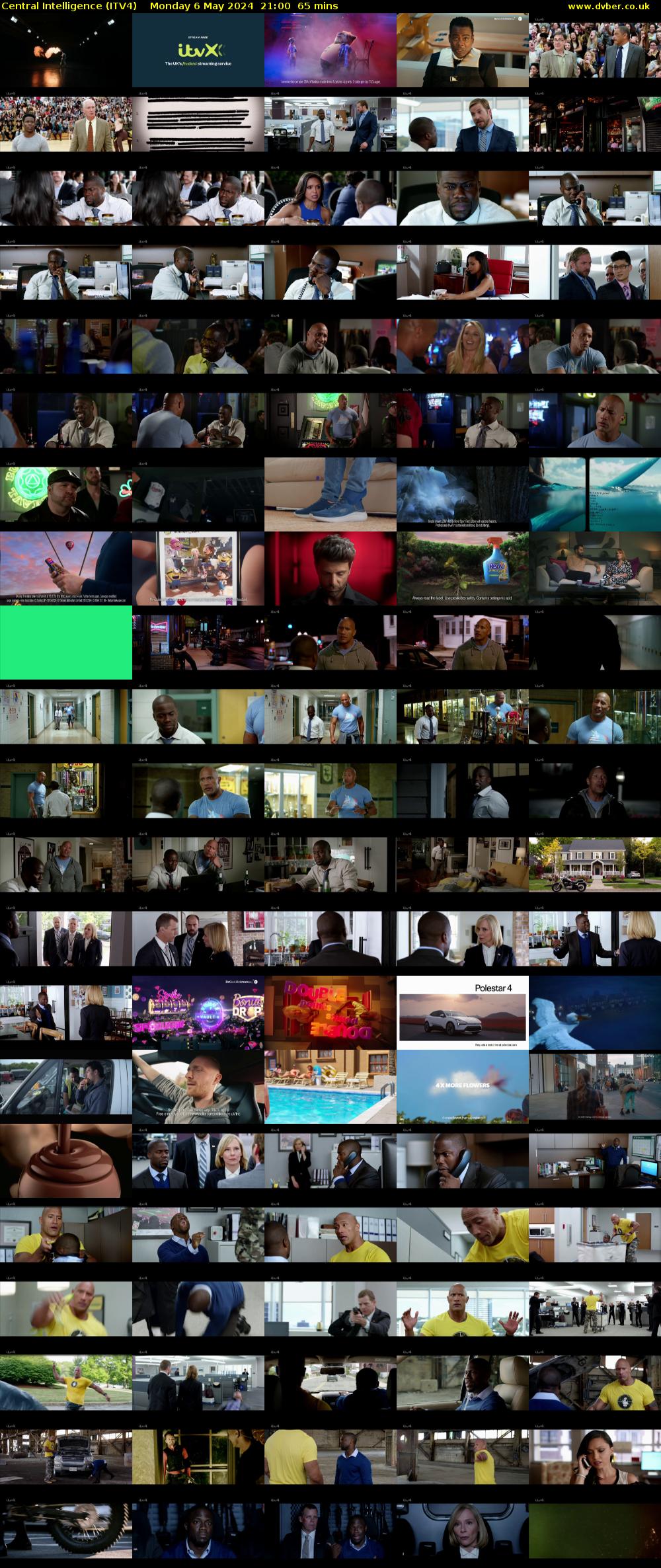 Central Intelligence (ITV4) Monday 6 May 2024 21:00 - 22:05