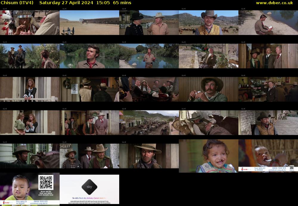 Chisum (ITV4) Saturday 27 April 2024 15:05 - 16:10