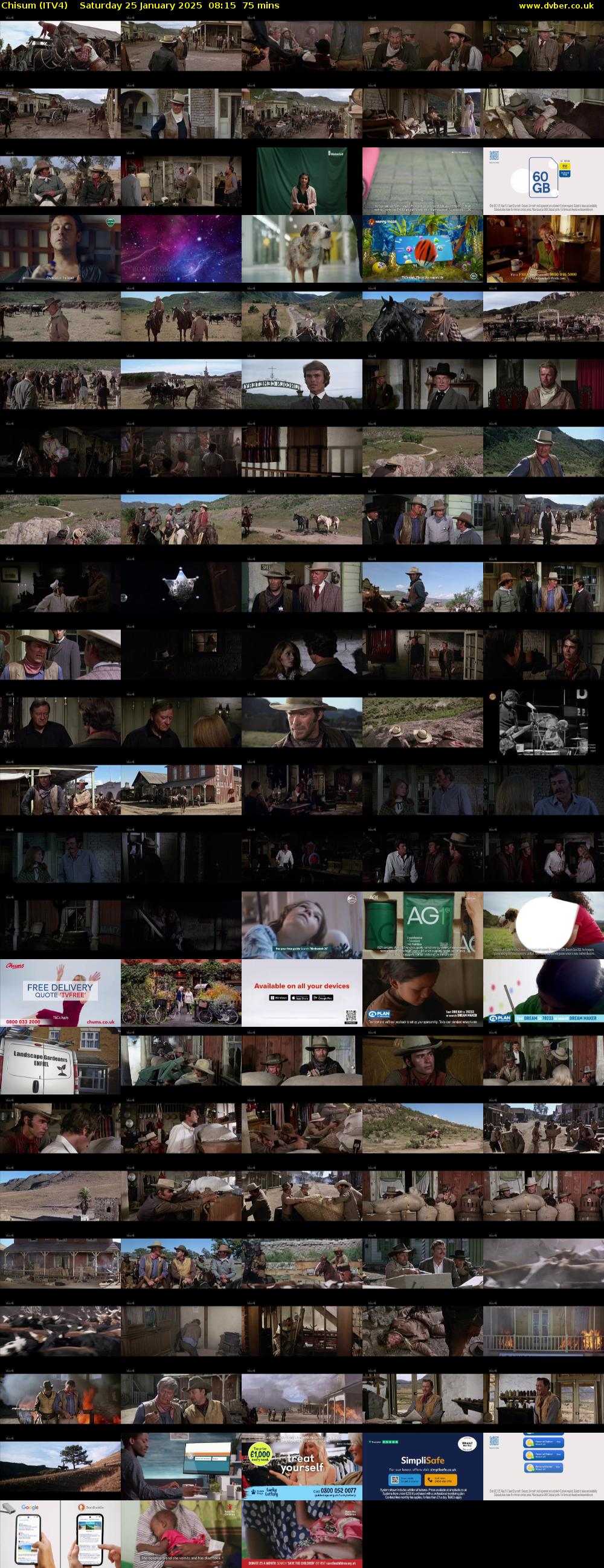 Chisum (ITV4) Saturday 25 January 2025 08:15 - 09:30