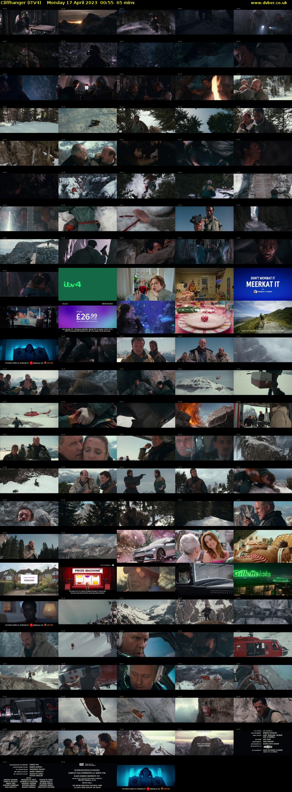 Cliffhanger (ITV4) Monday 17 April 2023 00:55 - 02:00