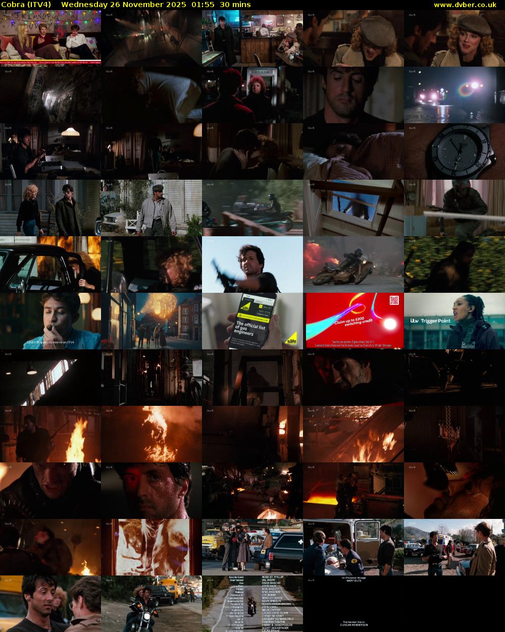 Cobra (ITV4) Wednesday 26 November 2025 01:55 - 02:25