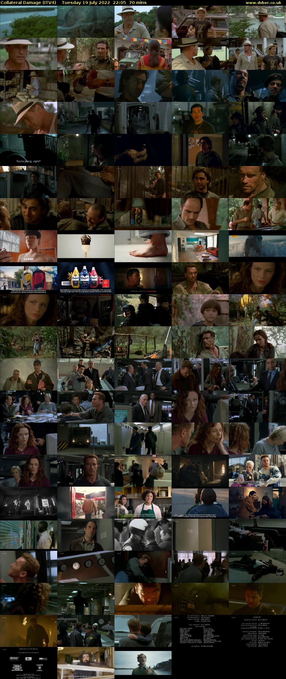 Collateral Damage (ITV4) Tuesday 19 July 2022 22:05 - 23:15