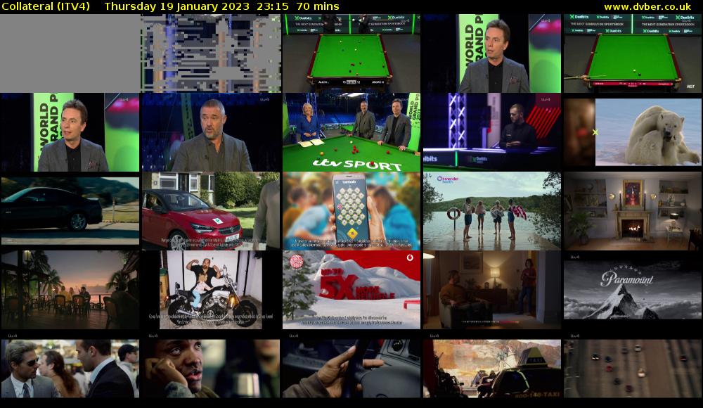 Collateral (ITV4) Thursday 19 January 2023 23:15 - 00:25