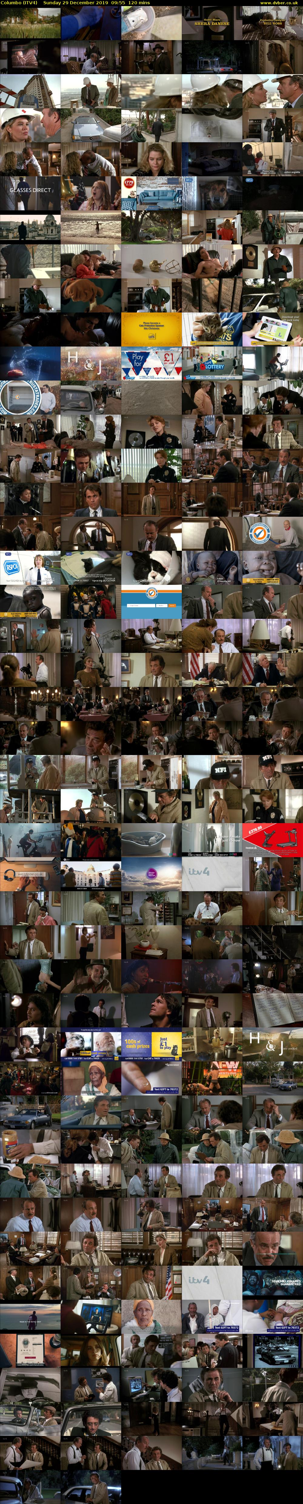 Columbo (ITV4) Sunday 29 December 2019 09:55 - 11:55