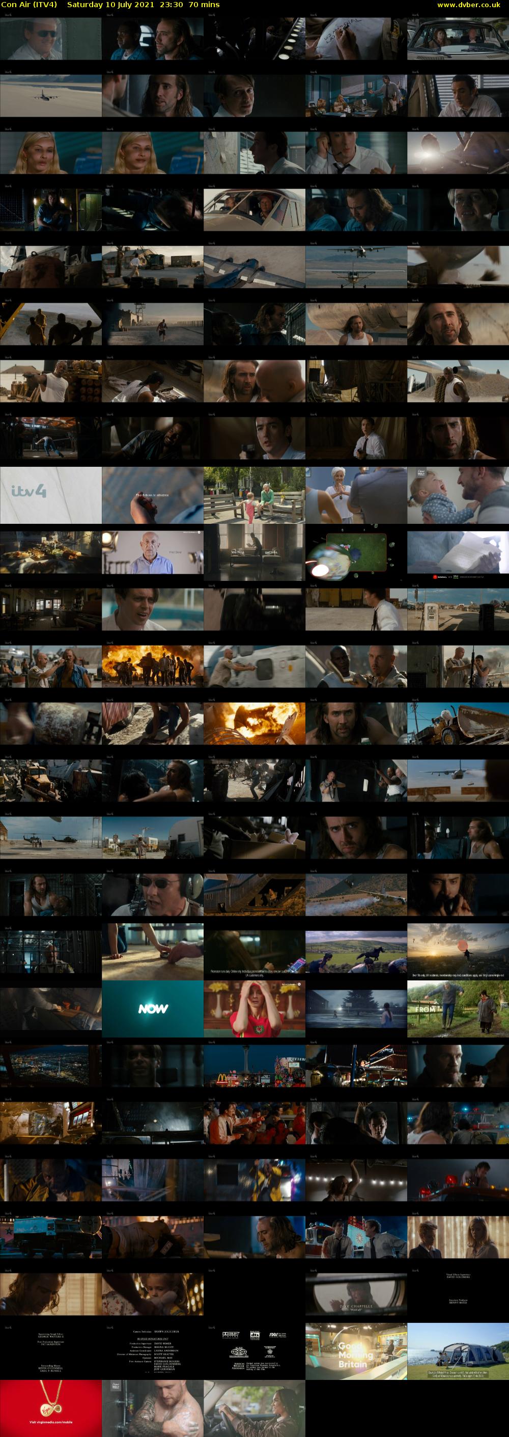 Con Air (ITV4) Saturday 10 July 2021 23:30 - 00:40
