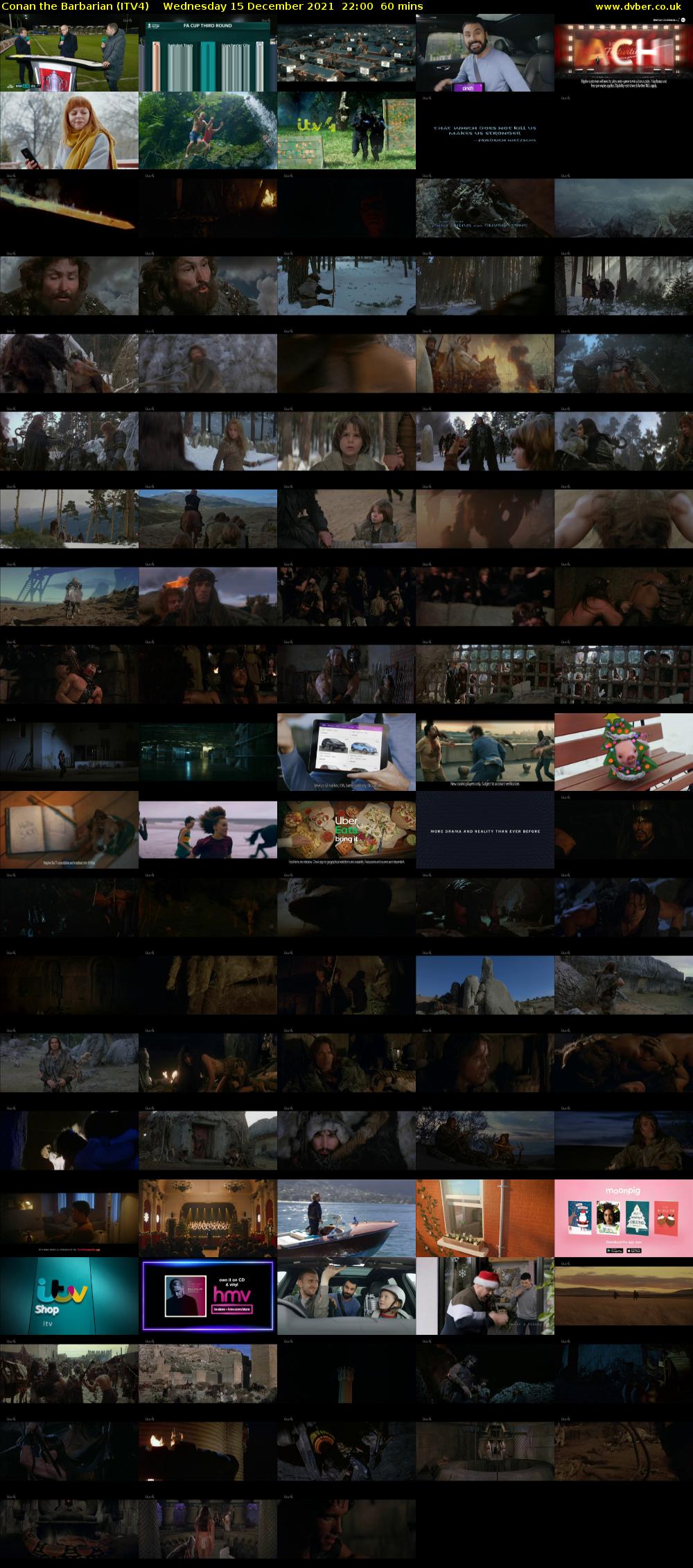 Conan the Barbarian (ITV4) Wednesday 15 December 2021 22:00 - 23:00