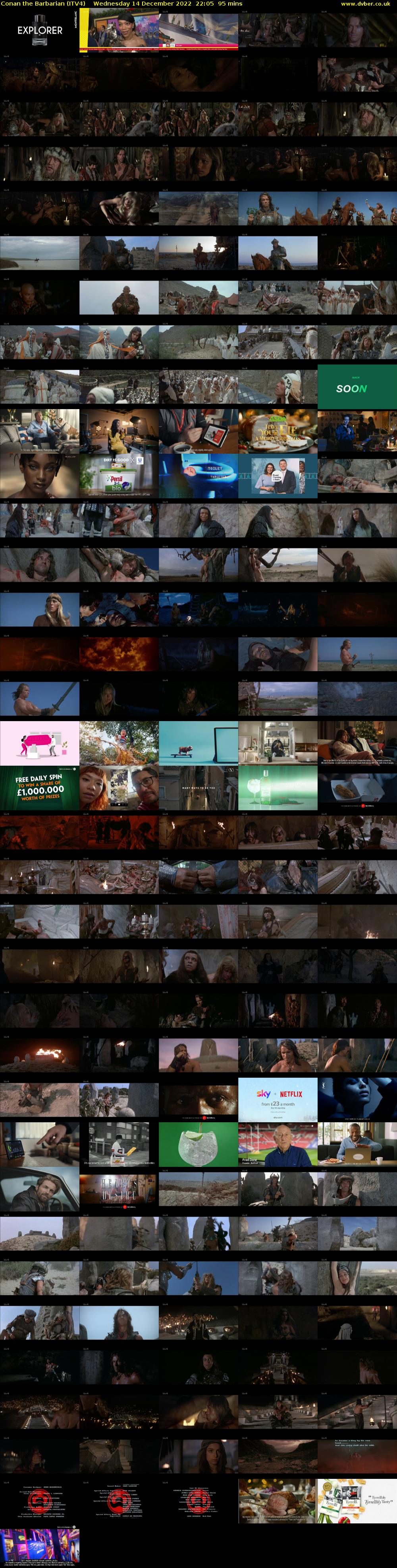 Conan the Barbarian (ITV4) Wednesday 14 December 2022 22:05 - 23:40