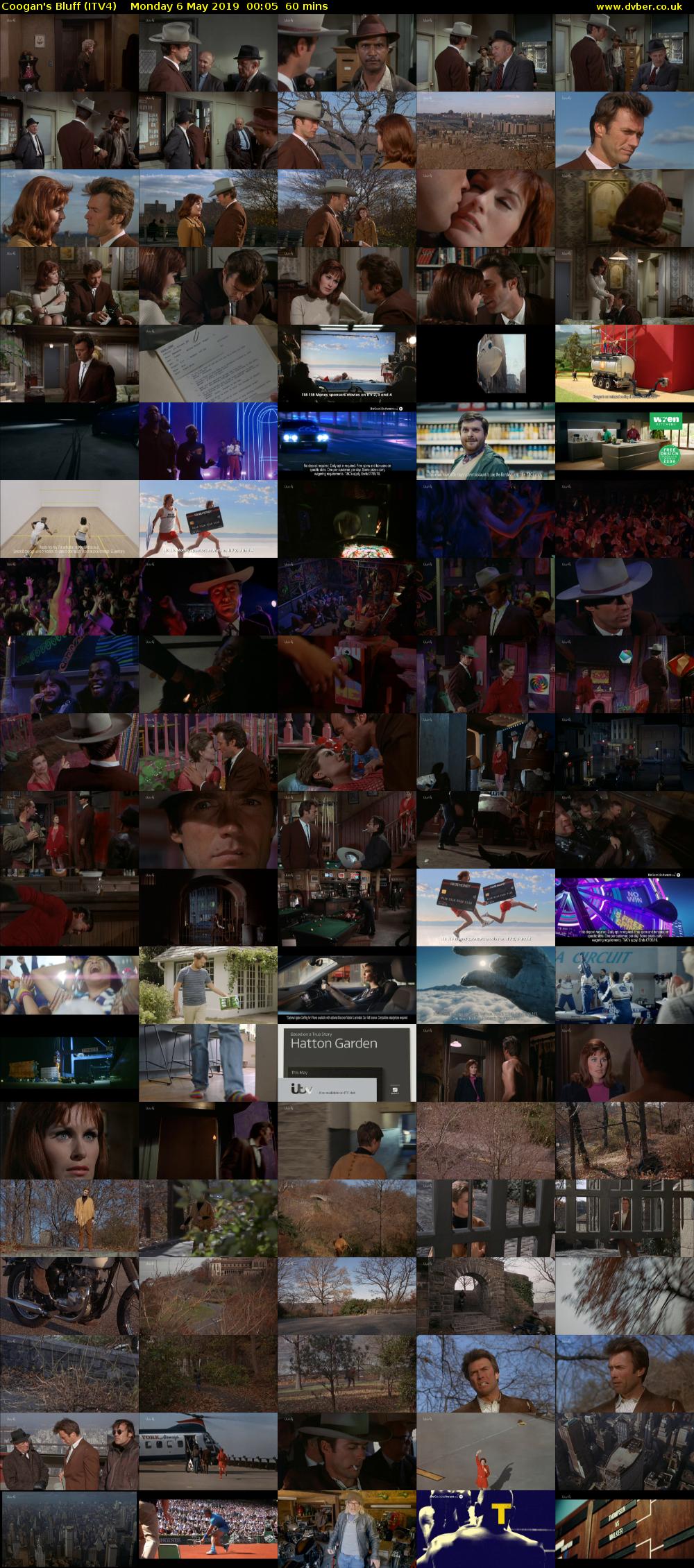 Coogan's Bluff (ITV4) Monday 6 May 2019 00:05 - 01:05