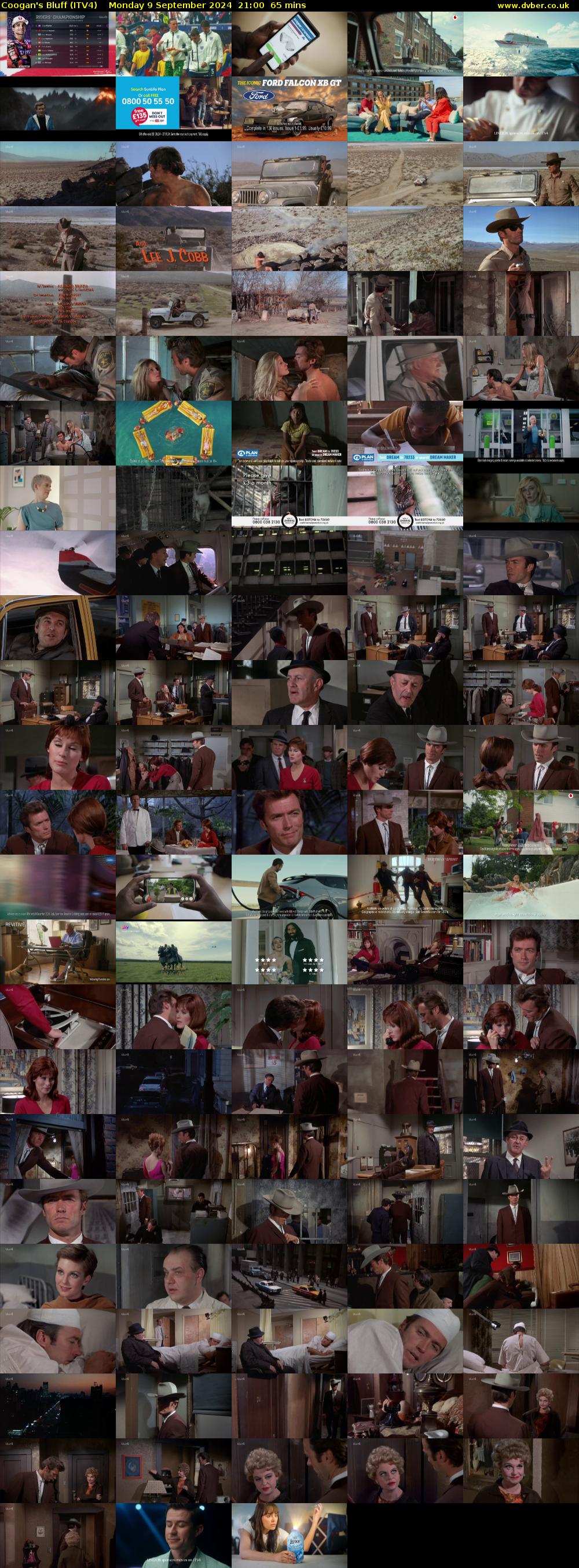 Coogan's Bluff (ITV4) Monday 9 September 2024 21:00 - 22:05