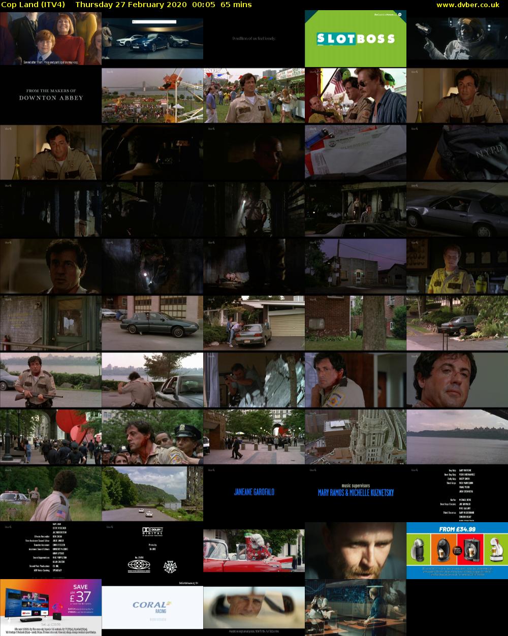 Cop Land (ITV4) Thursday 27 February 2020 00:05 - 01:10