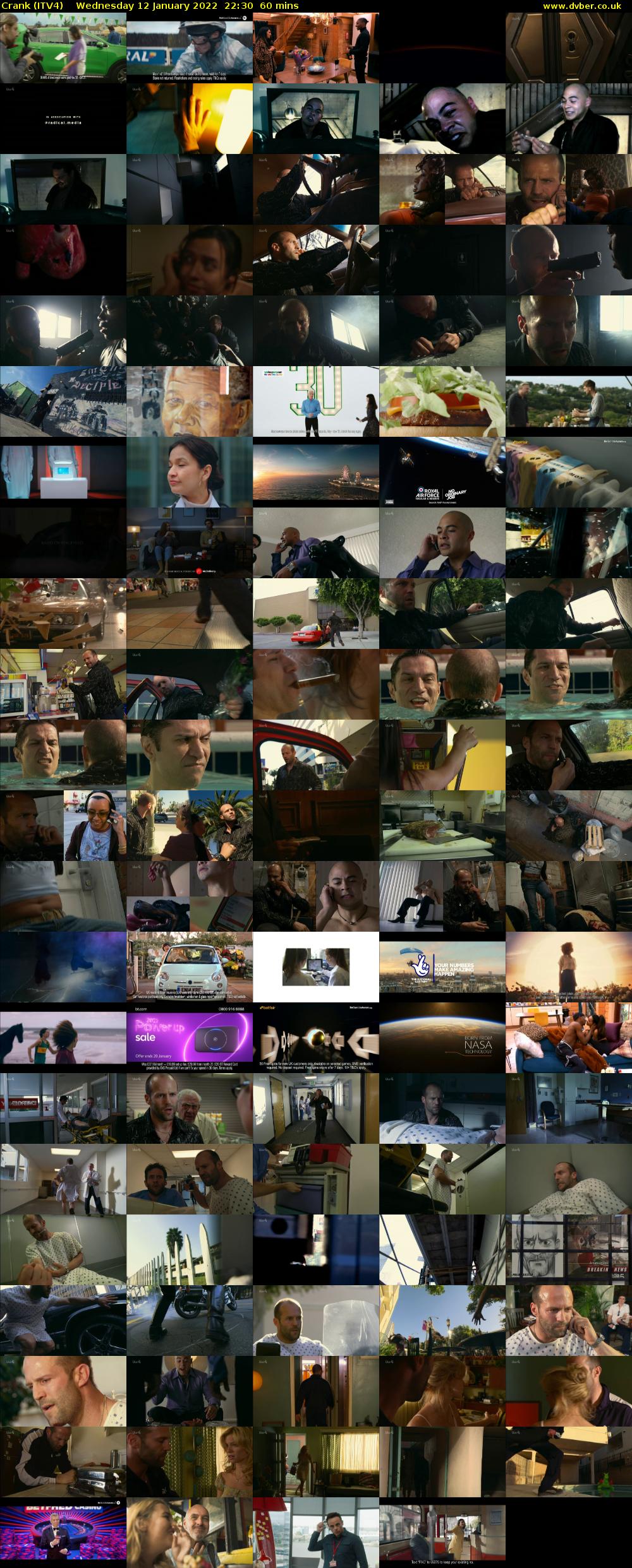Crank (ITV4) Wednesday 12 January 2022 22:30 - 23:30