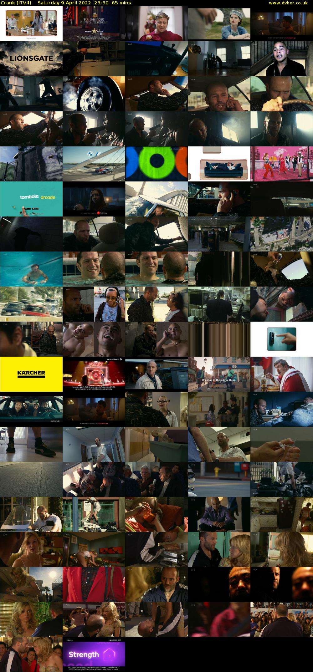 Crank (ITV4) Saturday 9 April 2022 23:50 - 00:55