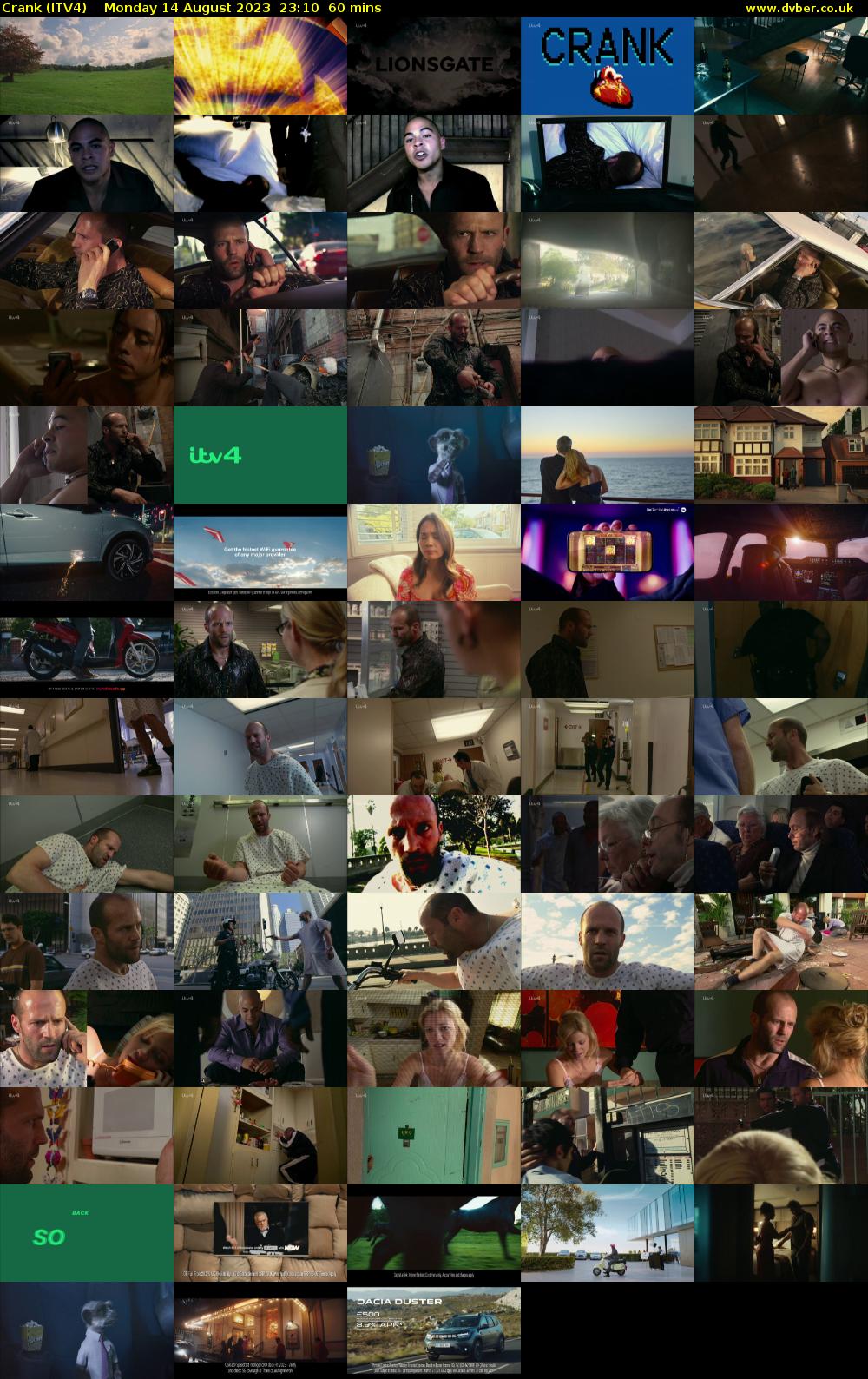Crank (ITV4) Monday 14 August 2023 23:10 - 00:10