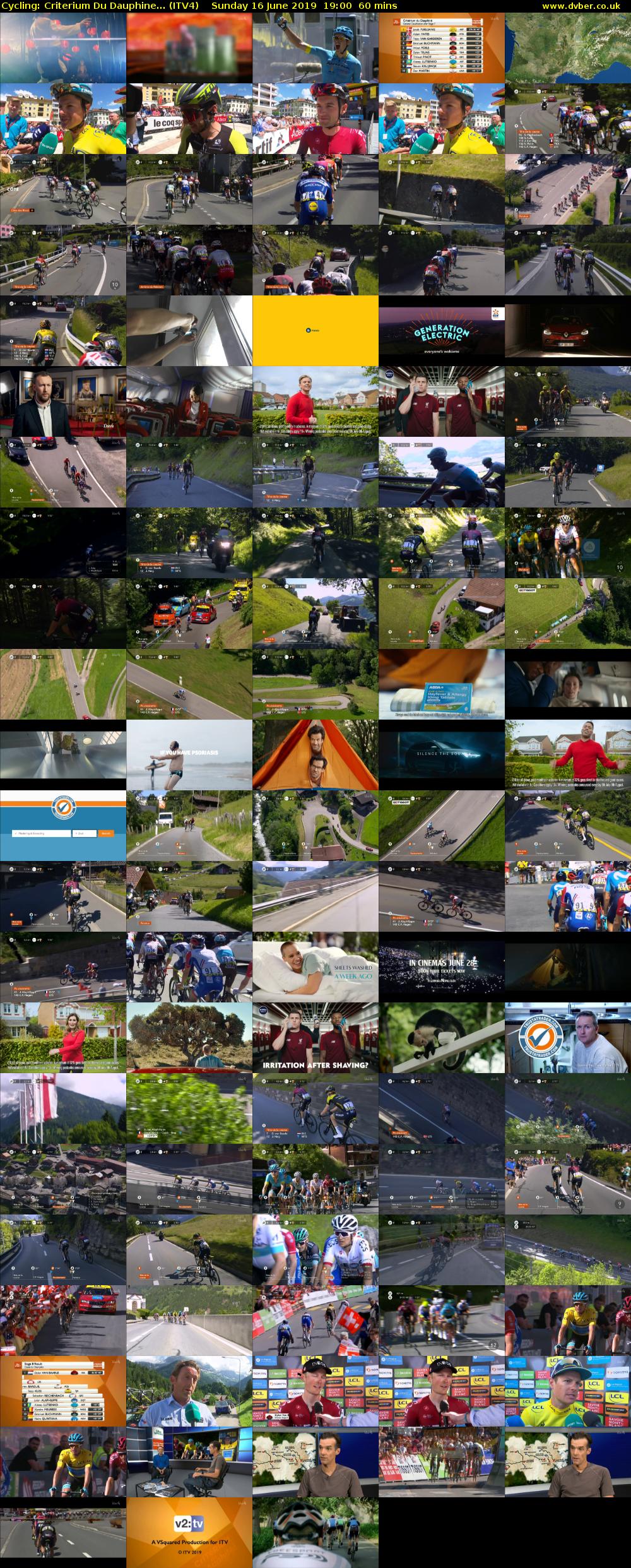 Cycling: Criterium Du Dauphine... (ITV4) Sunday 16 June 2019 19:00 - 20:00