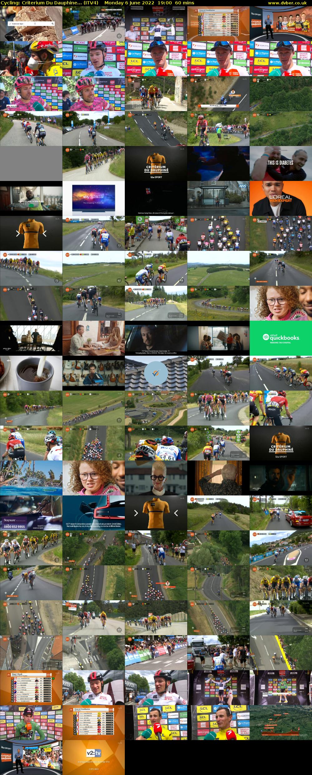 Cycling: Criterium Du Dauphine... (ITV4) Monday 6 June 2022 19:00 - 20:00