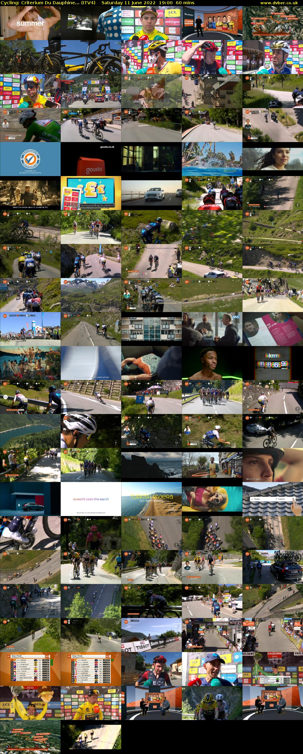 Cycling: Criterium Du Dauphine... (ITV4) Saturday 11 June 2022 19:00 - 20:00