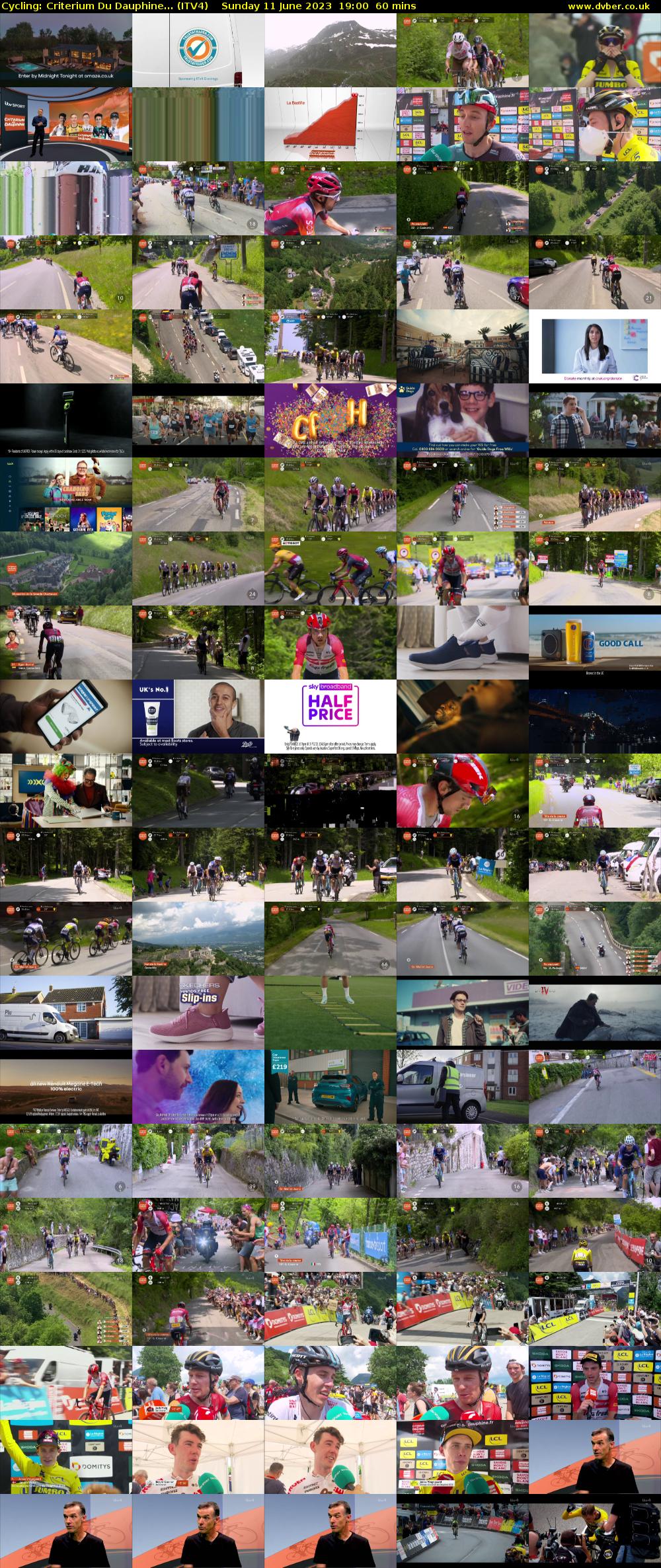 Cycling: Criterium Du Dauphine... (ITV4) Sunday 11 June 2023 19:00 - 20:00