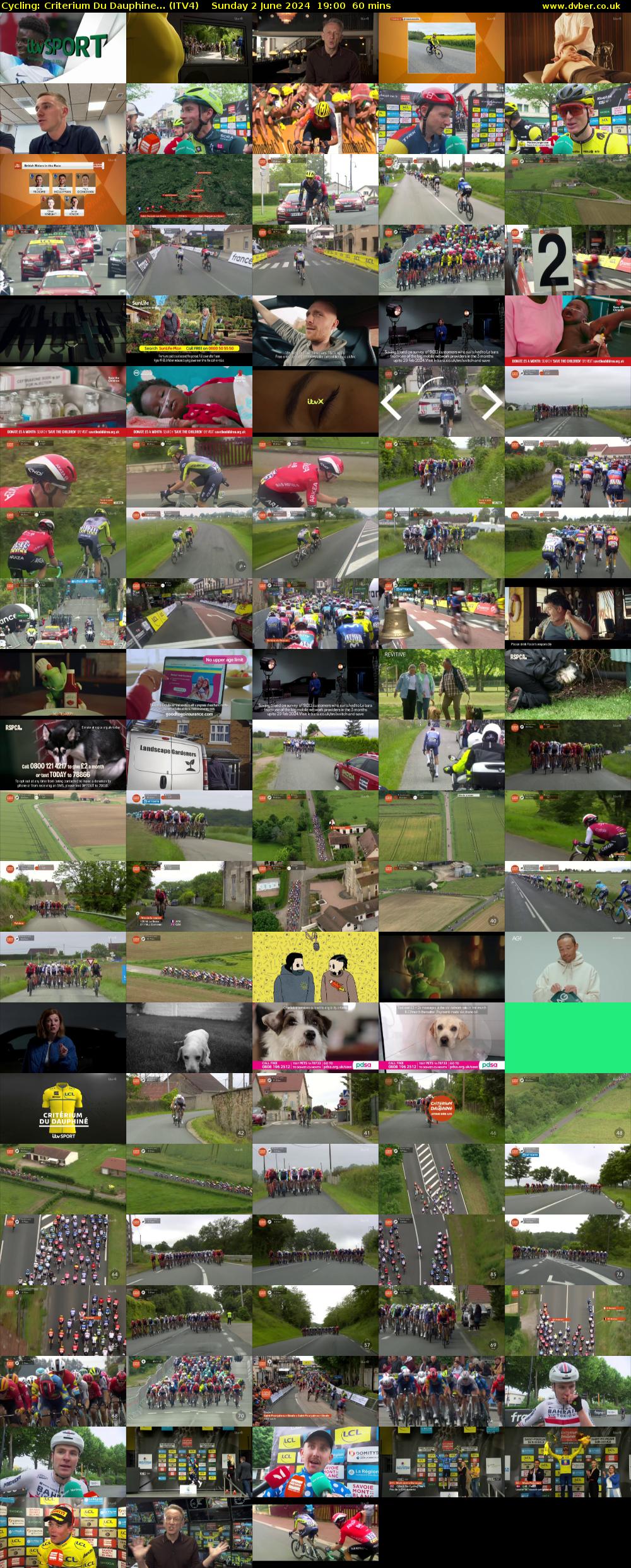 Cycling: Criterium Du Dauphine... (ITV4) Sunday 2 June 2024 19:00 - 20:00