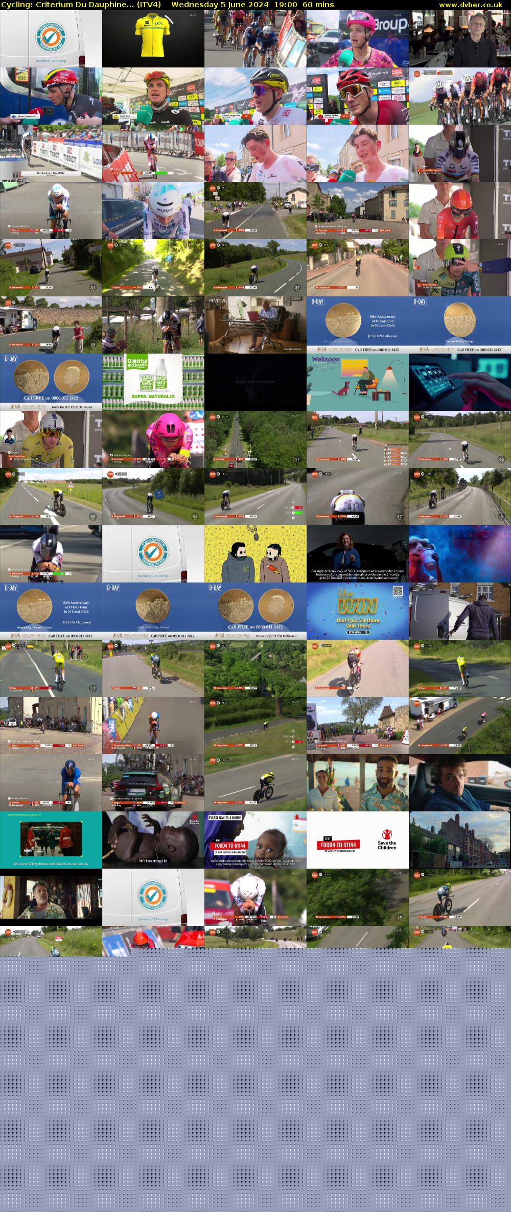 Cycling: Criterium Du Dauphine... (ITV4) Wednesday 5 June 2024 19:00 - 20:00